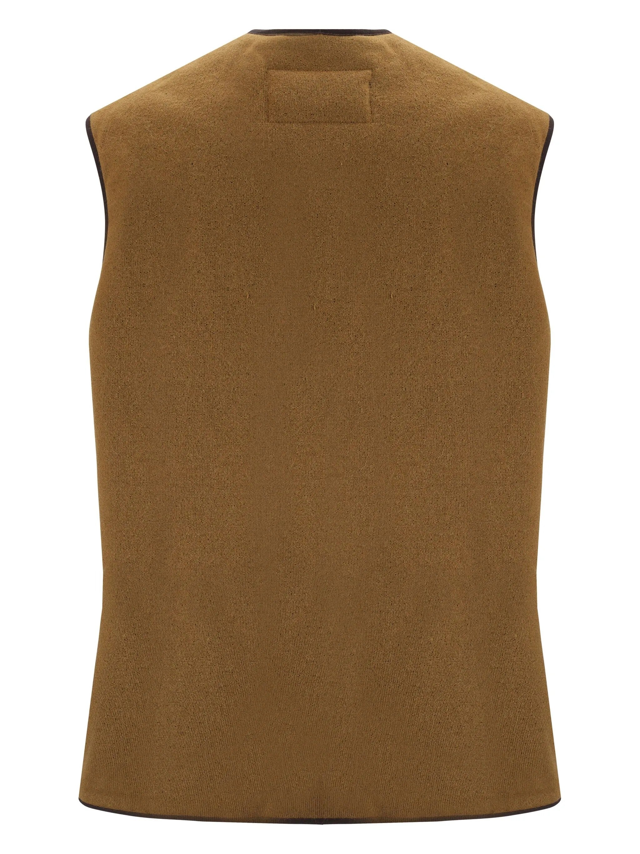WARM PILE WAISTCOAT ZIP