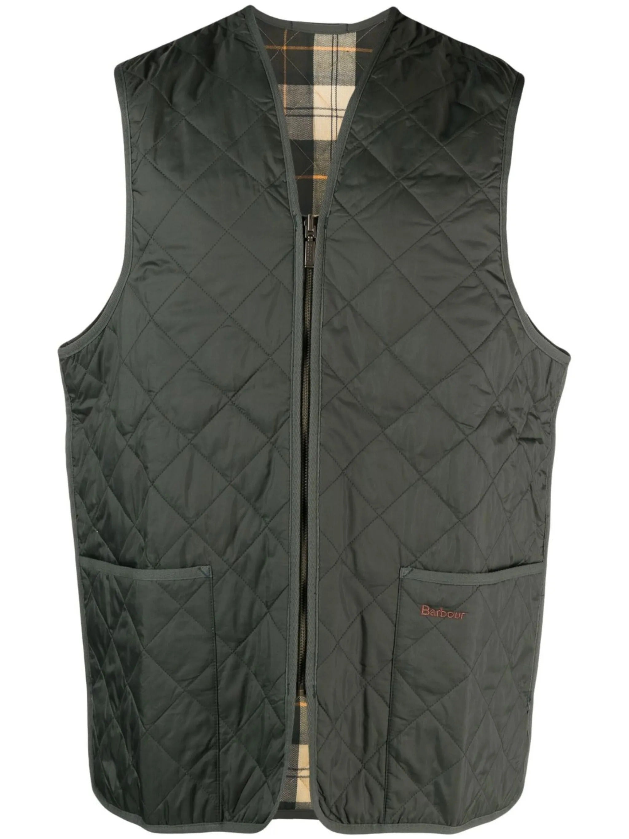 QUILTED WAISTCOAT/ZIP-IN LINER