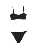 IRIS BIKINI WITH GOLD HOOPS