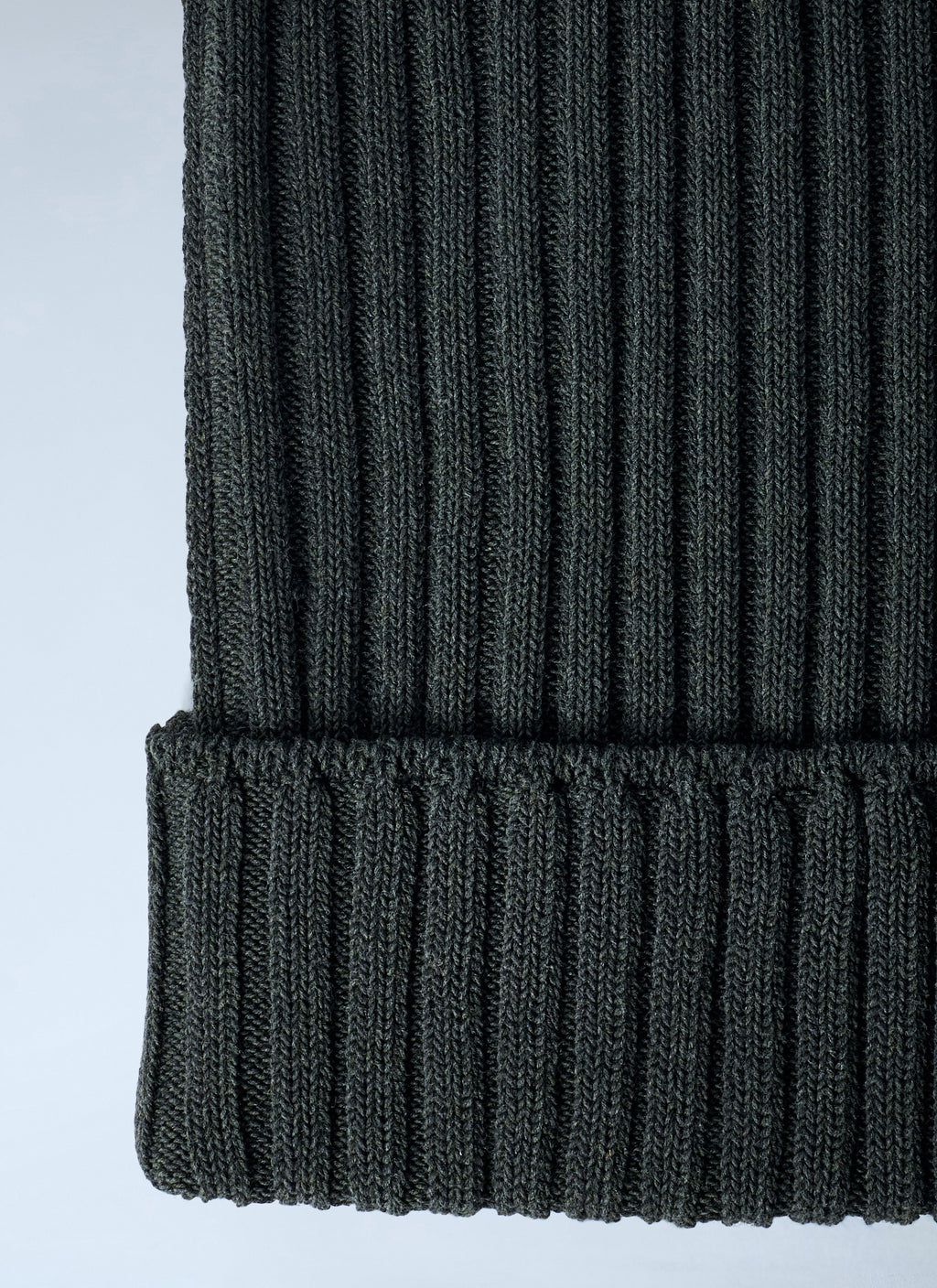 Ribbed Square Beanie Hat