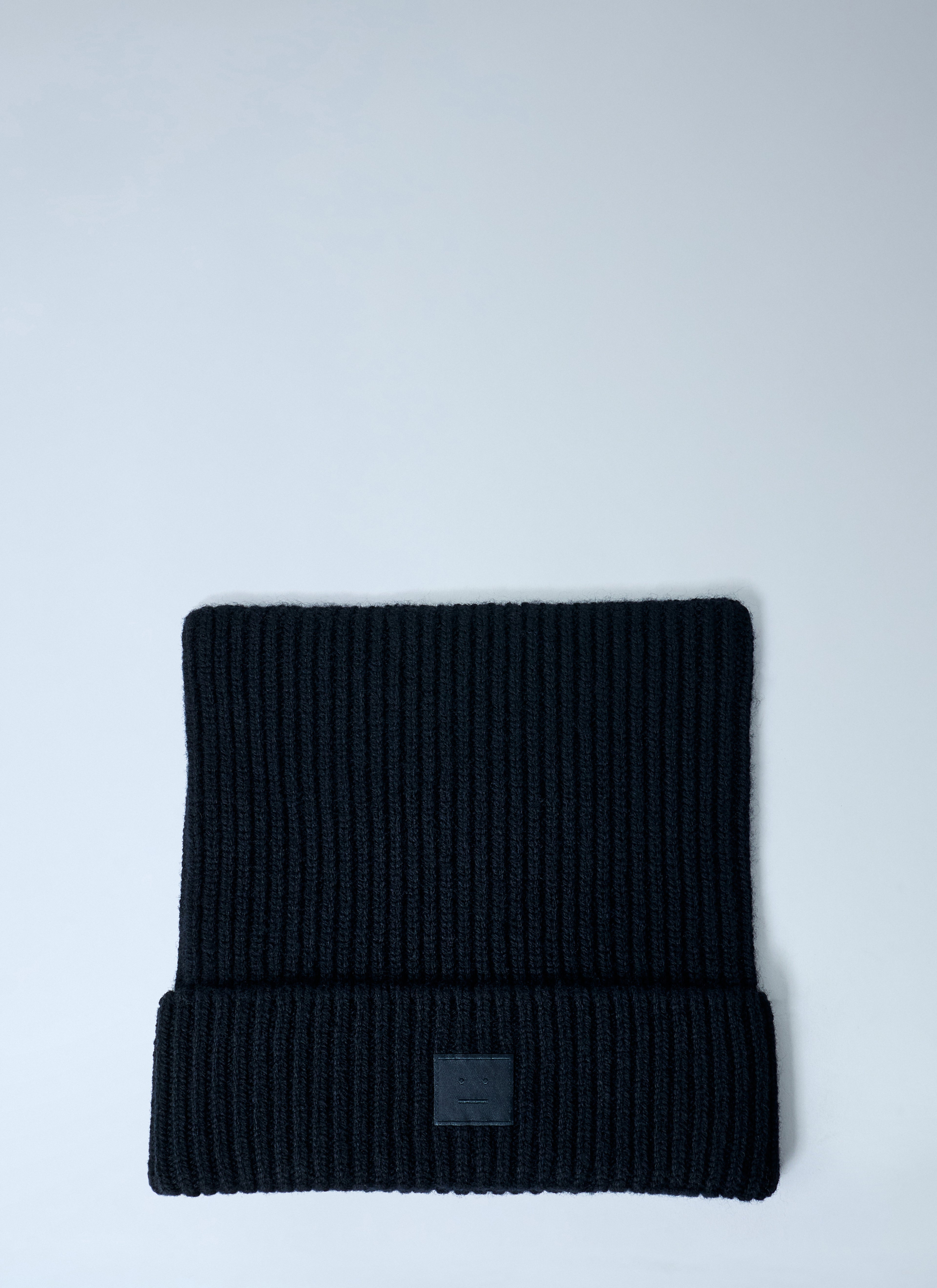 Face Logo Square Beanie Hat