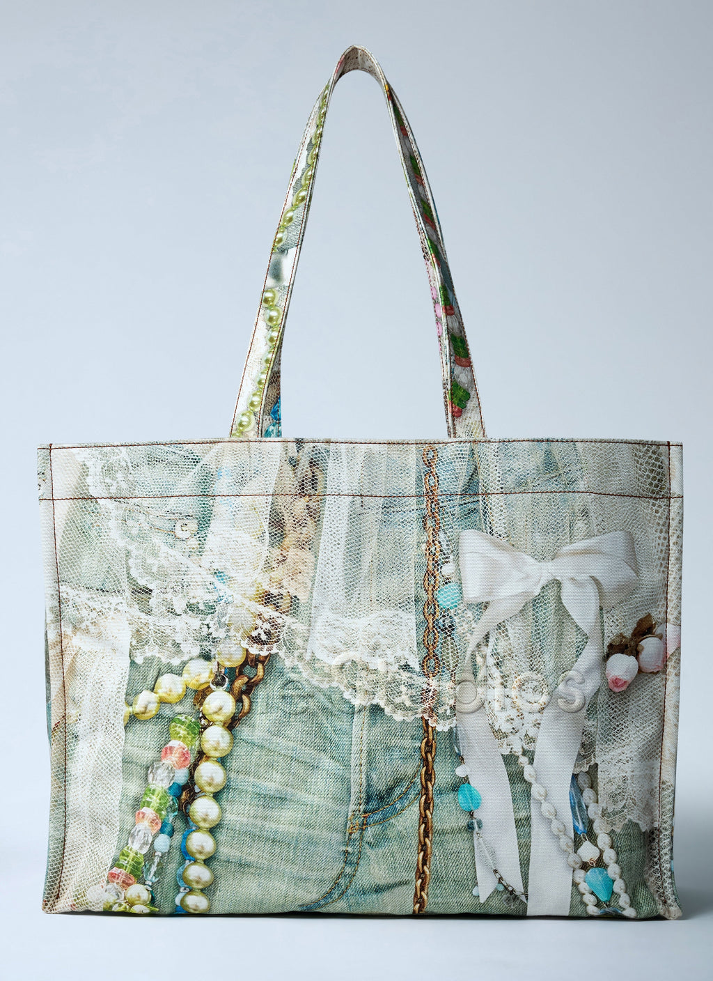 Logo Print Tote Bag