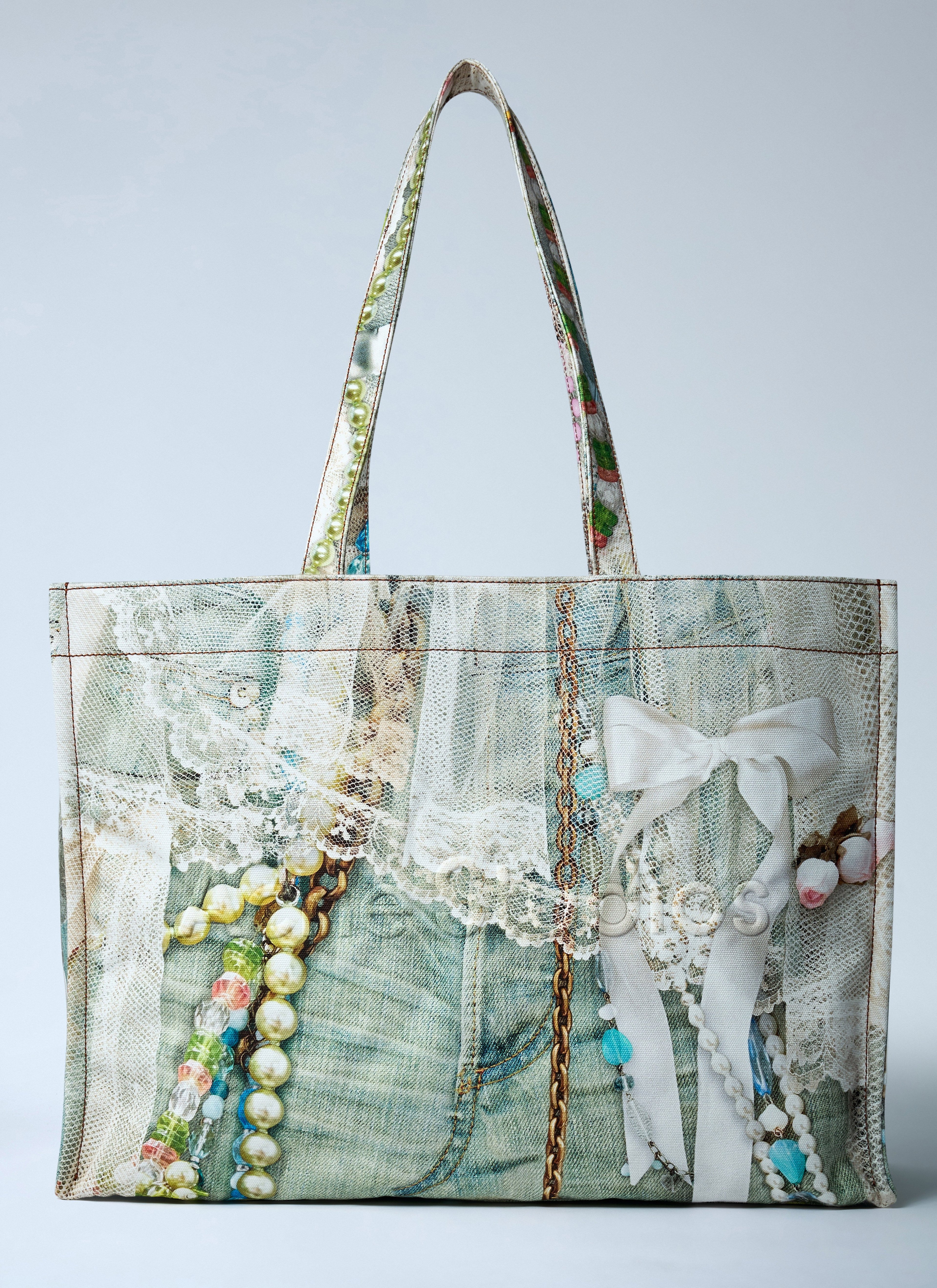 Logo Print Tote Bag