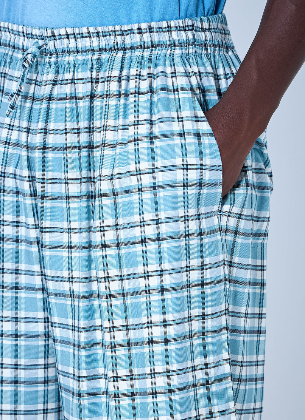 Casual Flannel Check Shorts