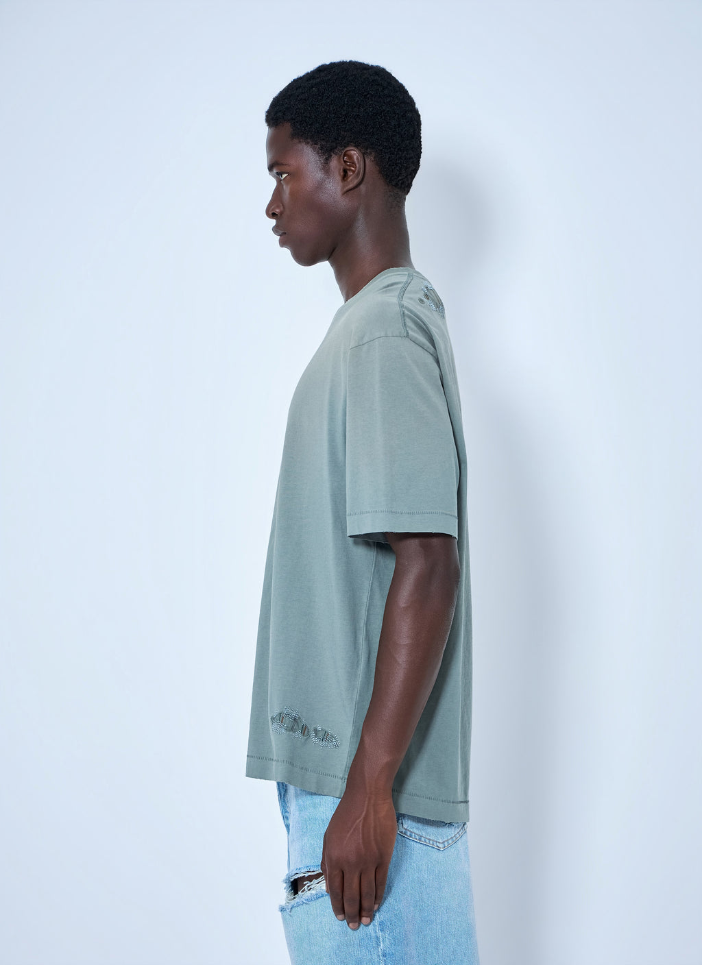 Logo Motif Cotton T-Shirt