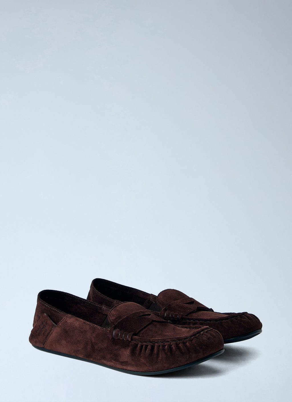 Suede Saddle Loafers