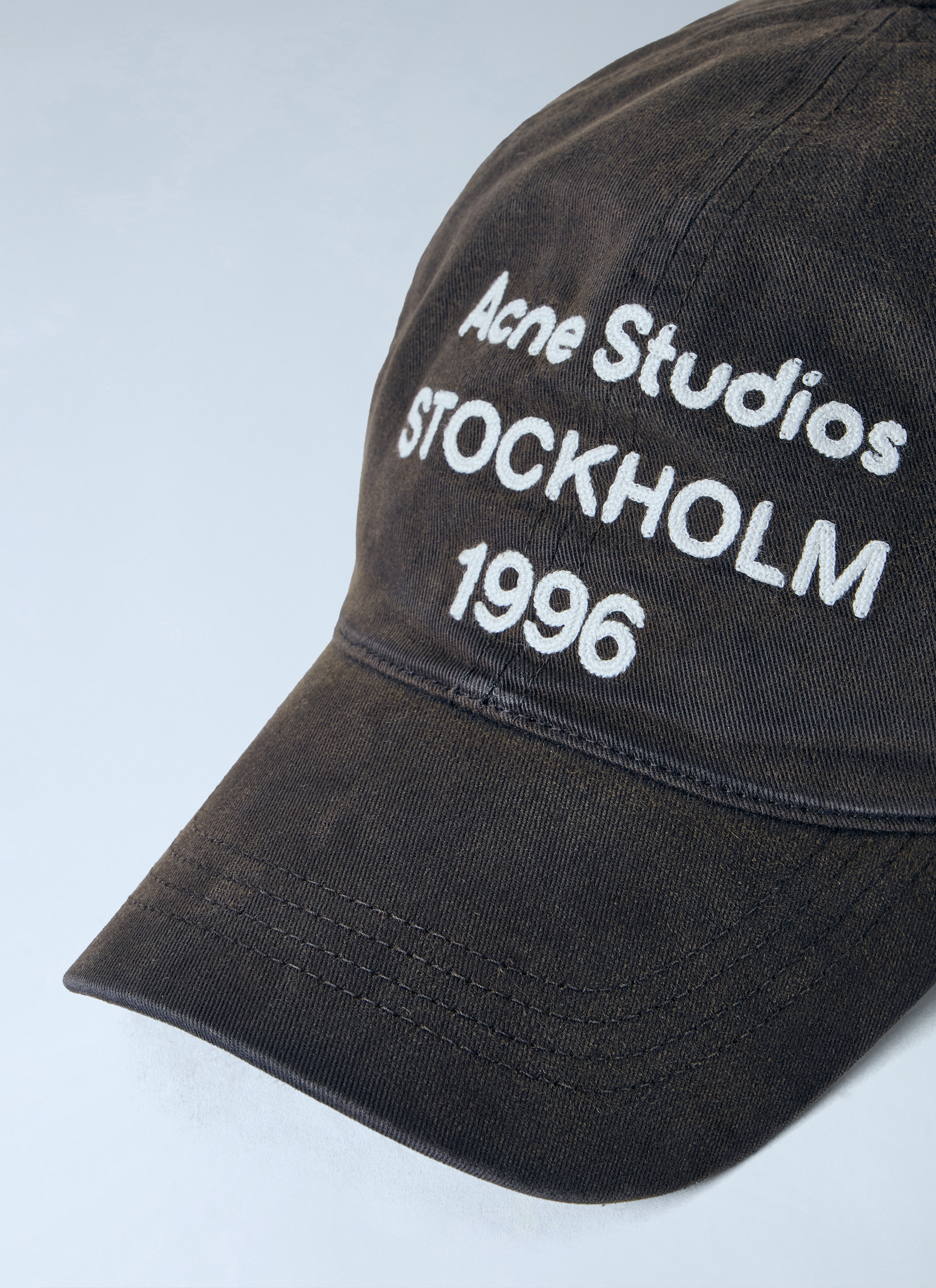 Washed Fabric Logo Baseball Cap