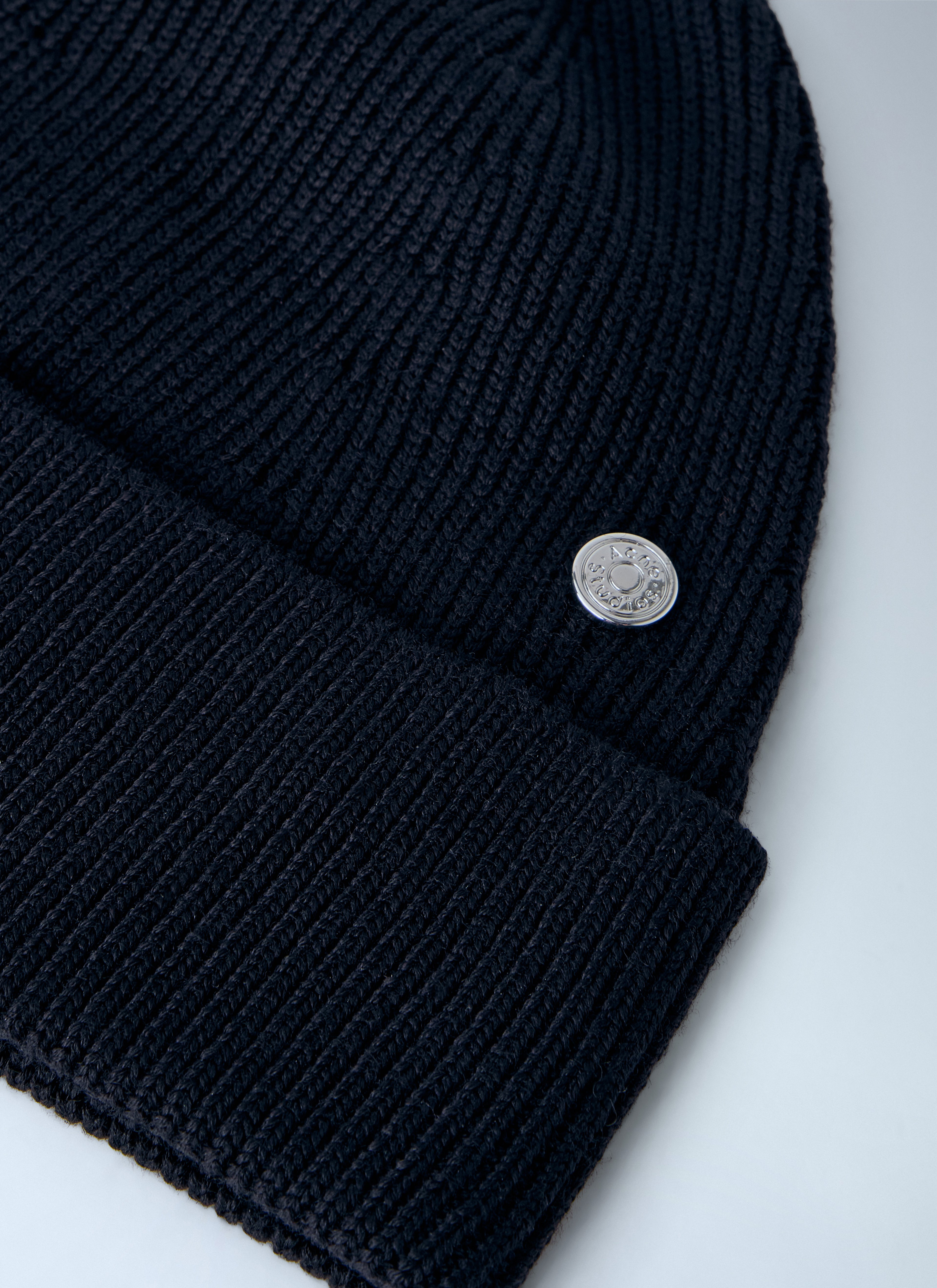 Wool Beanie With Rivet