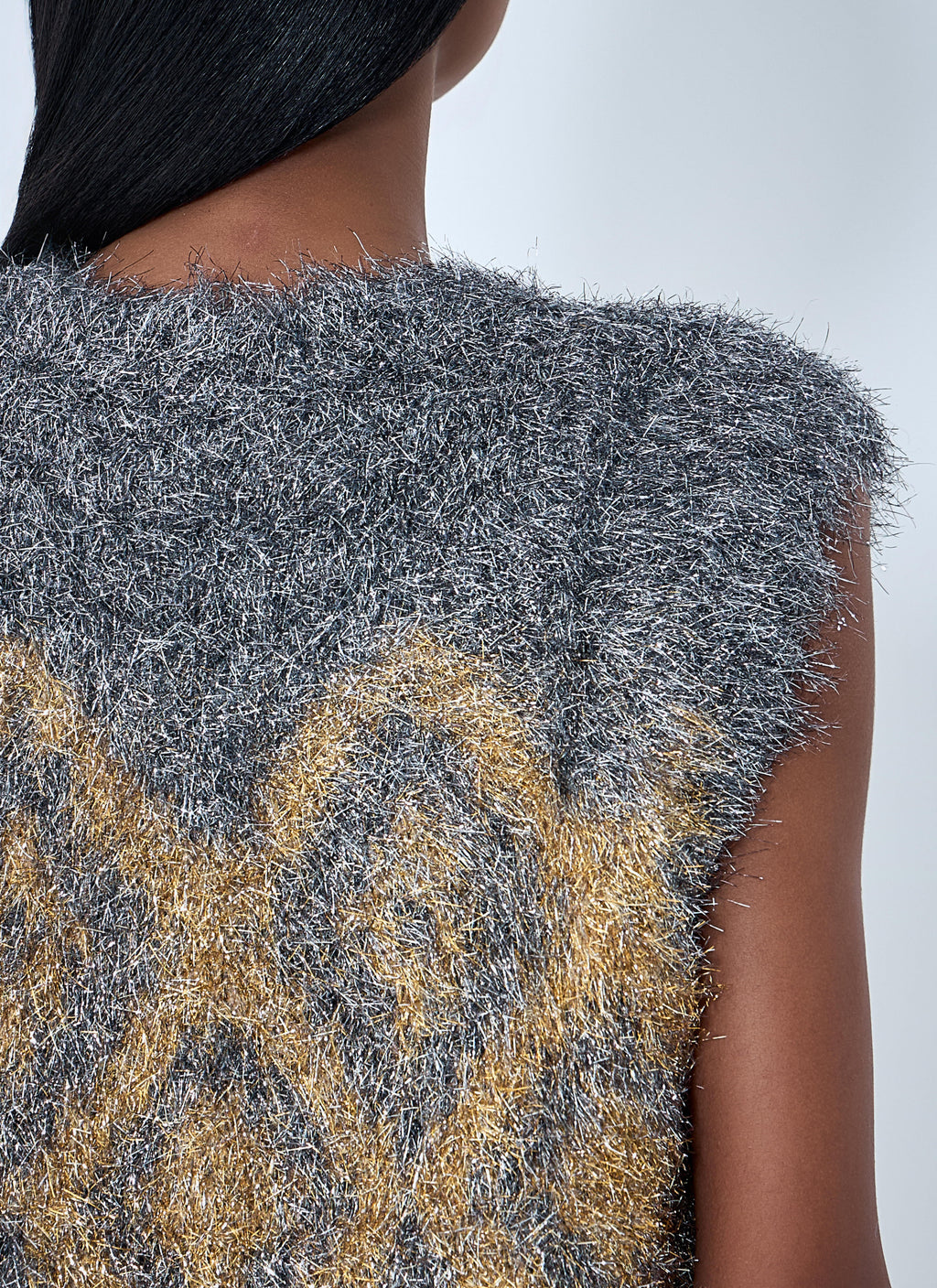 Textured Sleeveless Knit Top