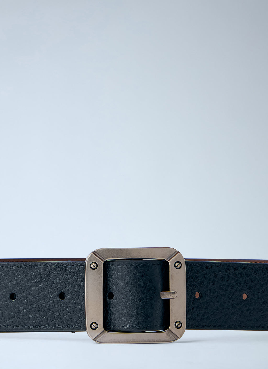 Textured Reversible Leather Belt
