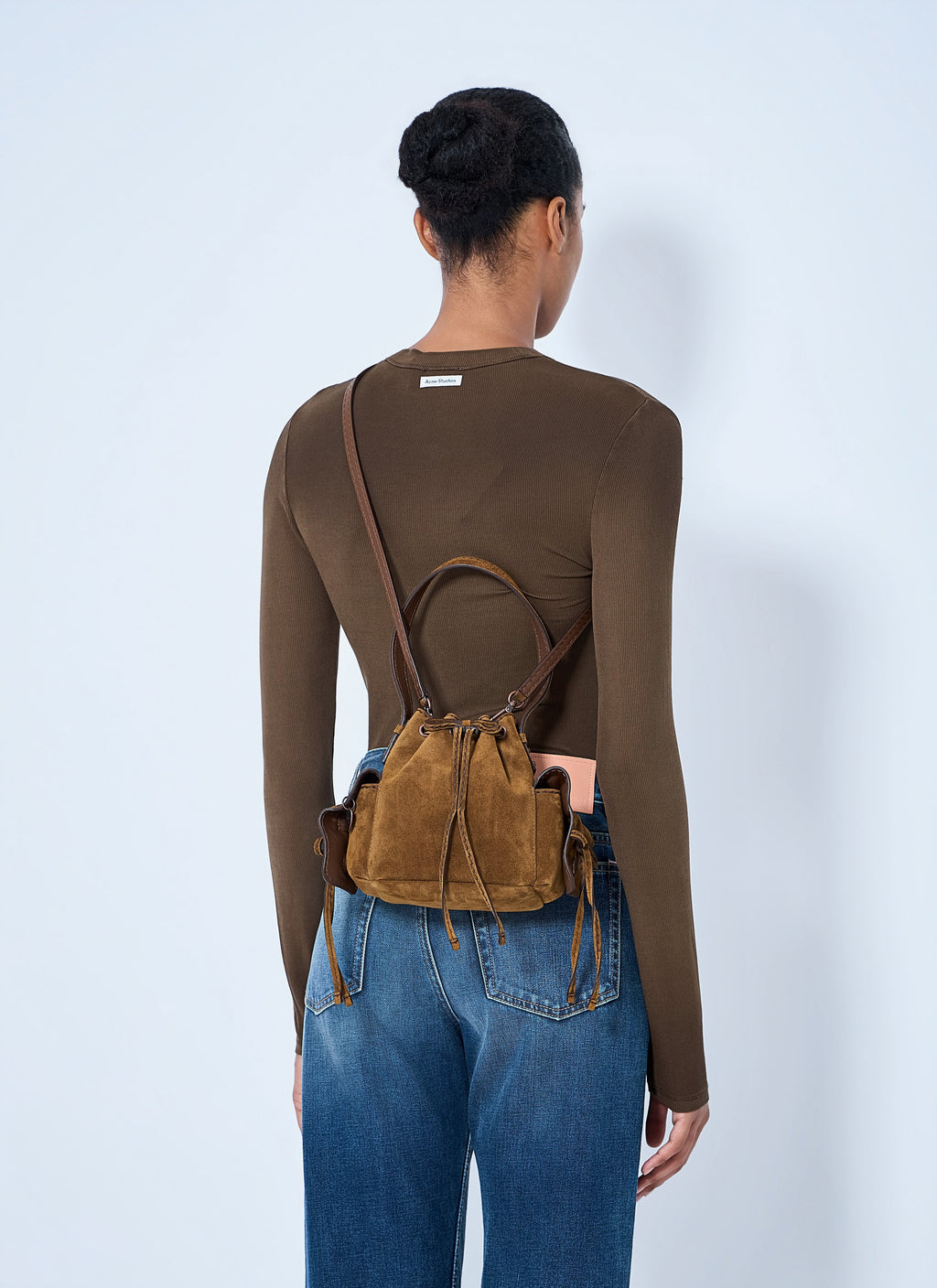 Multipocket Mini Bucket Bag