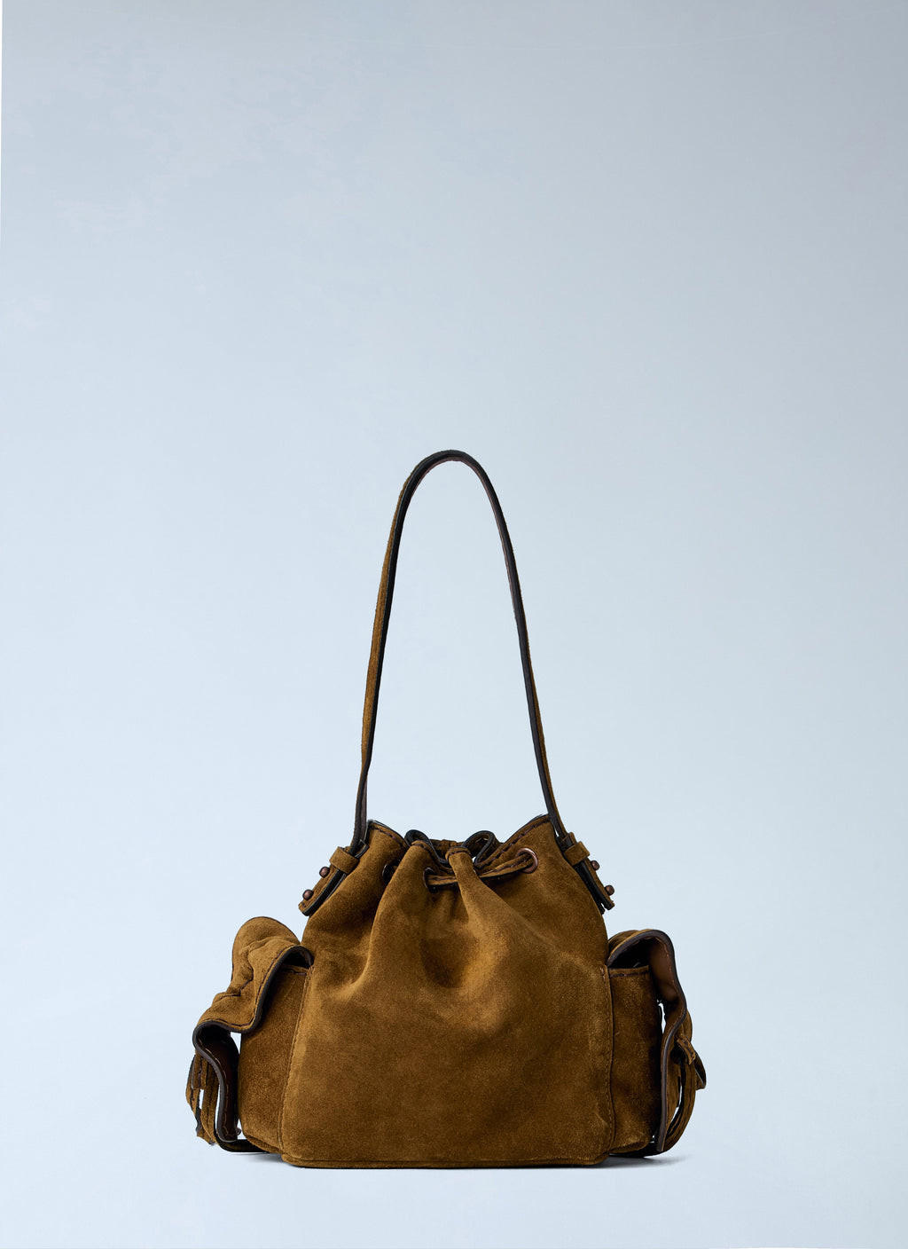 Multipocket Mini Bucket Bag
