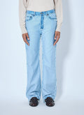 Frayed Denim Jeans