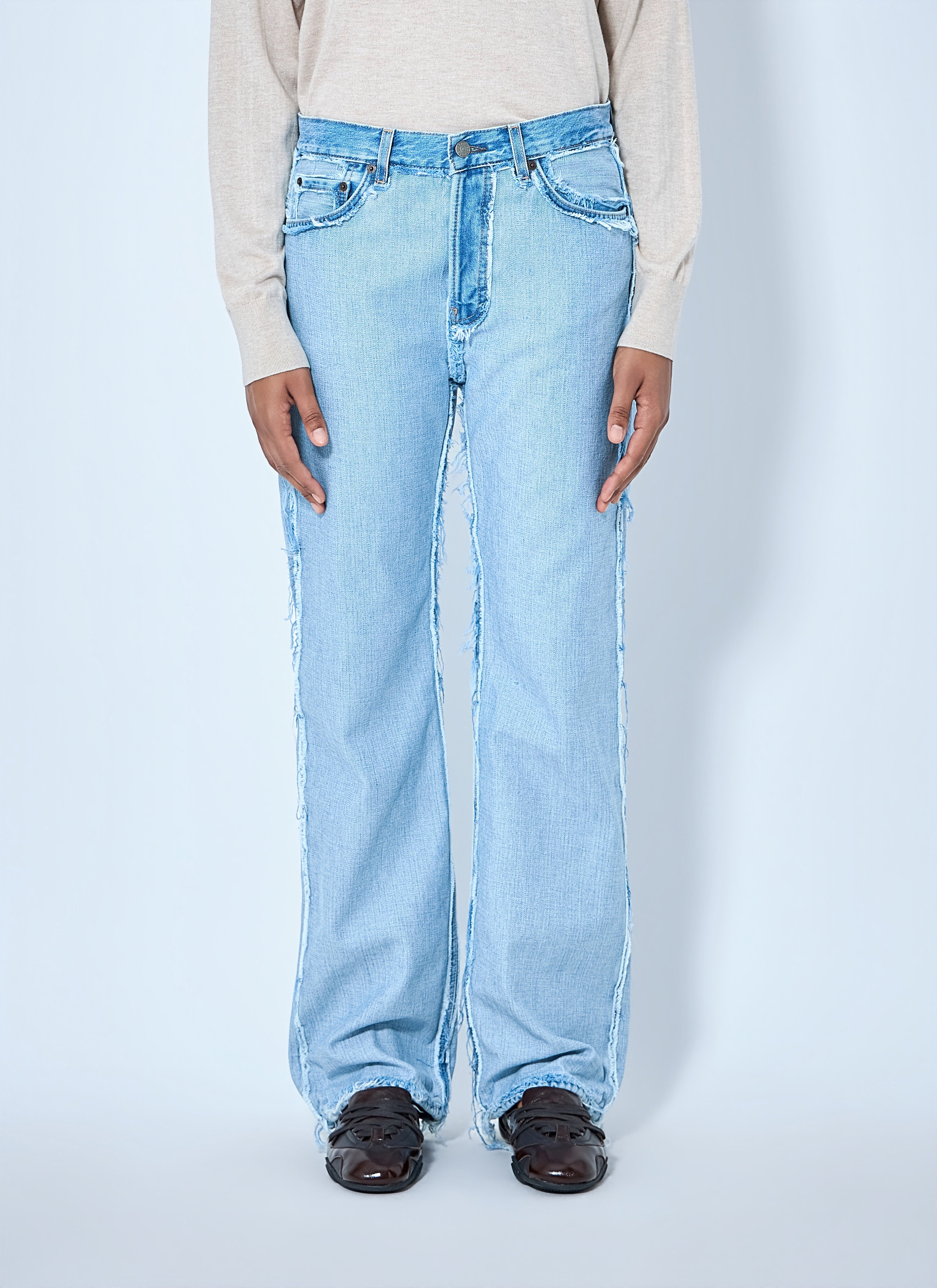 Frayed Denim Jeans