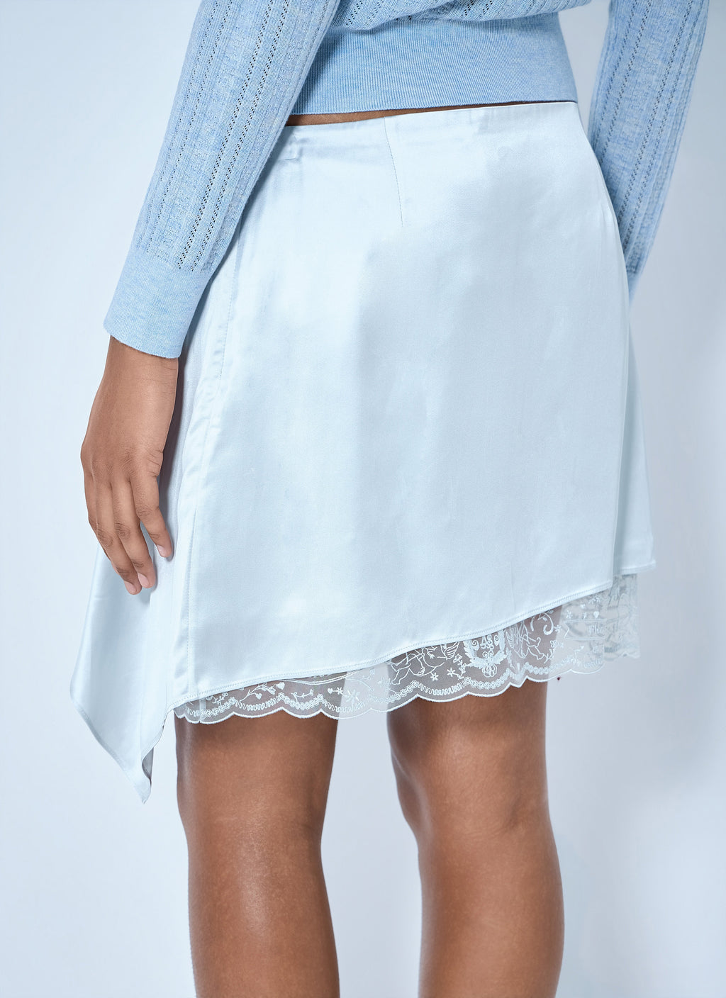 Asymmetric Wrap Skirt