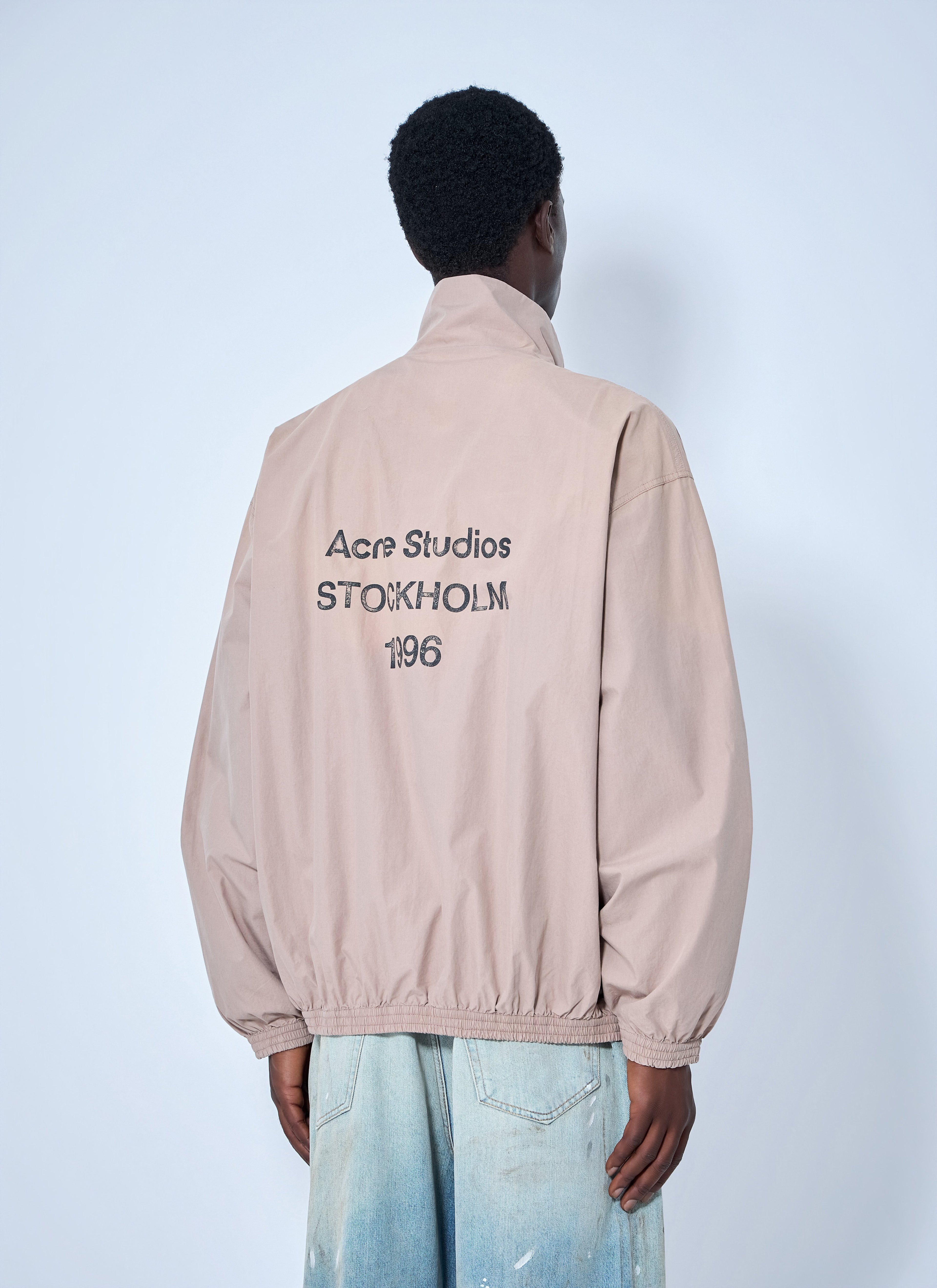 Logo Printed Zip-Up Jacket