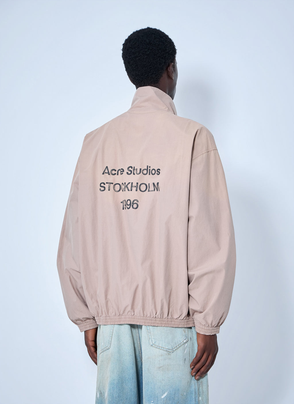 Logo Printed Zip-Up Jacket