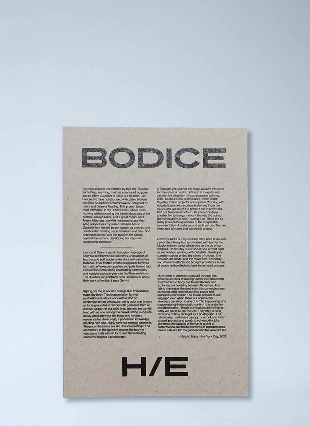 Bodice: Kiko Kostadinov Book
