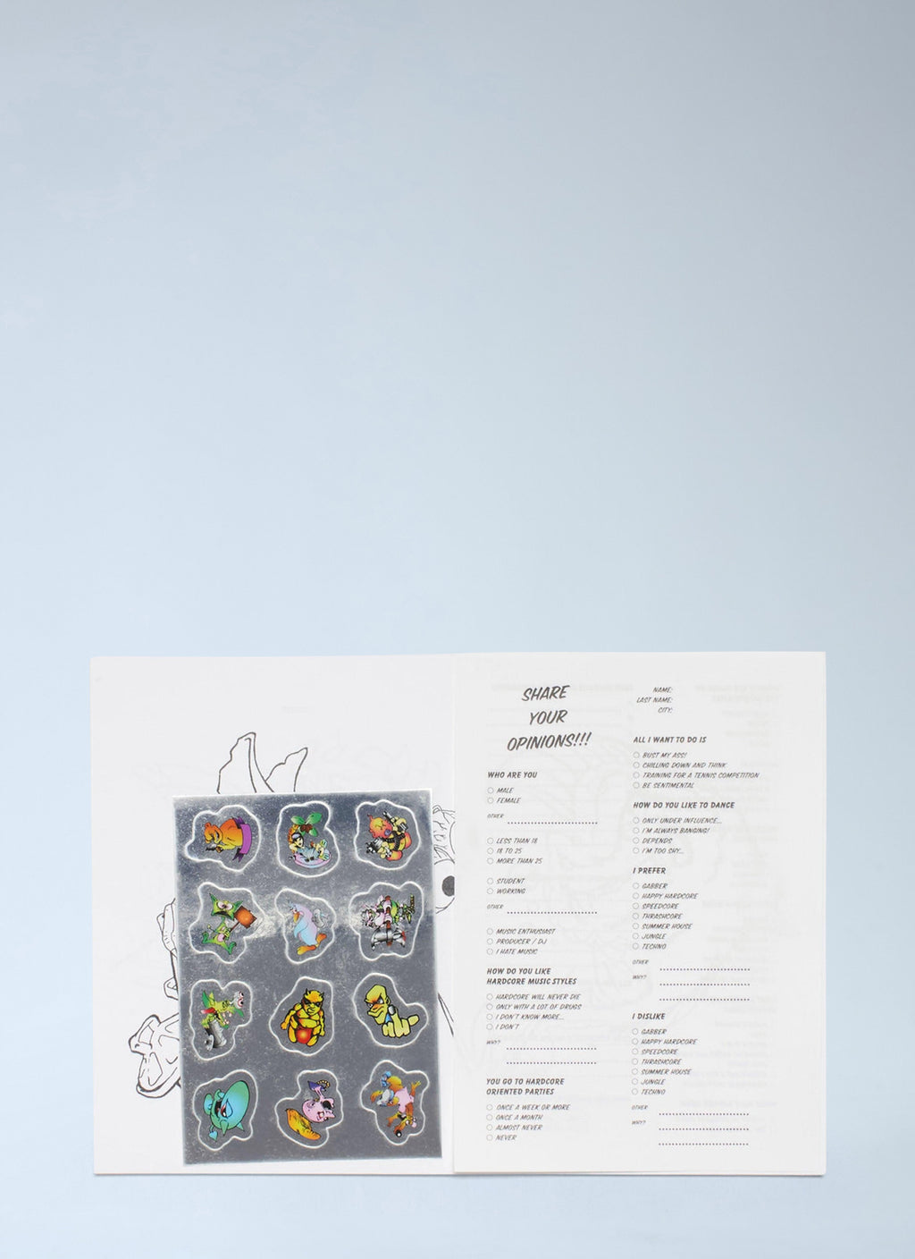 Rave Coloring Pack 002