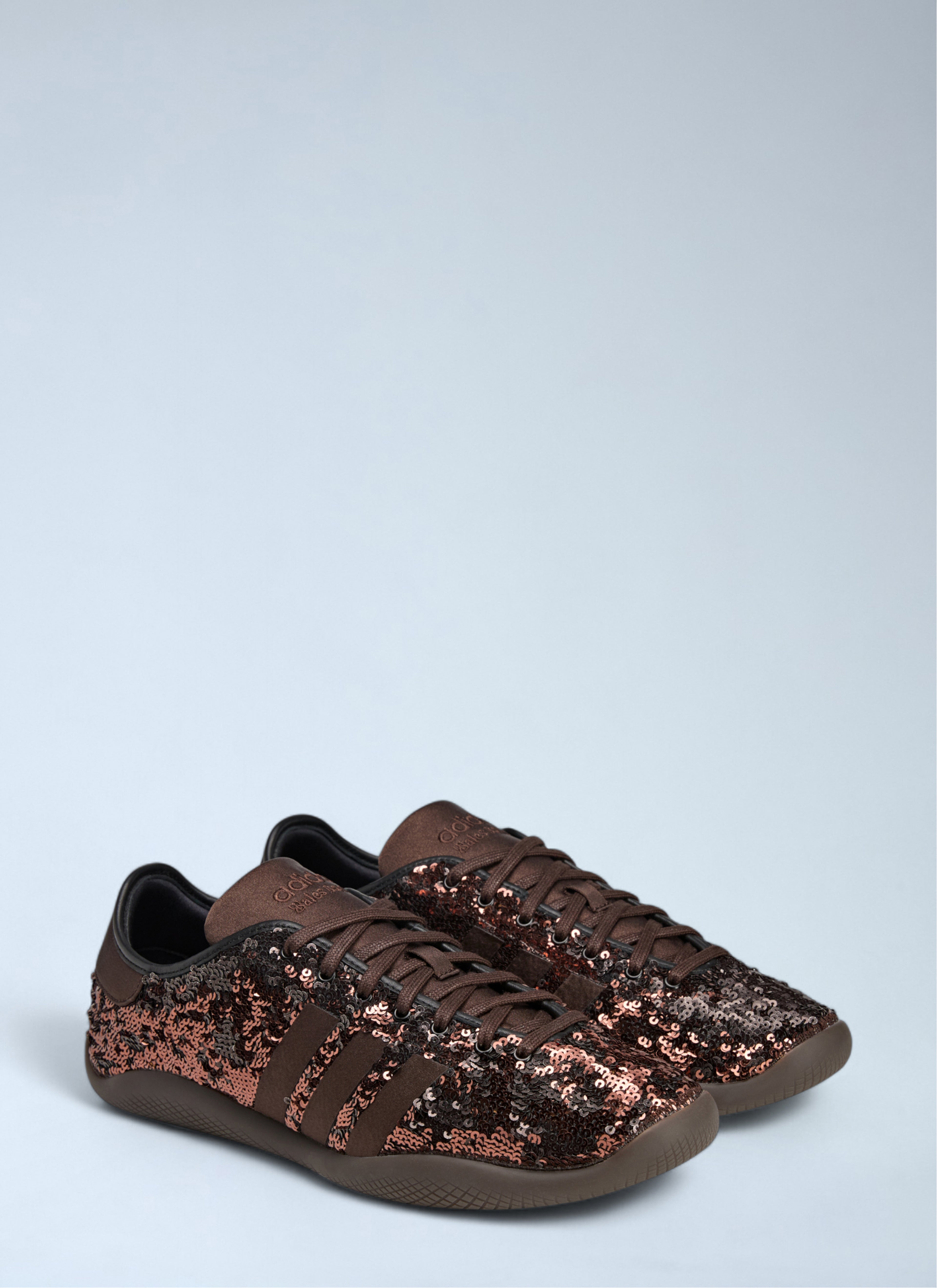 Sequin Karintha Low Satin Sneakers