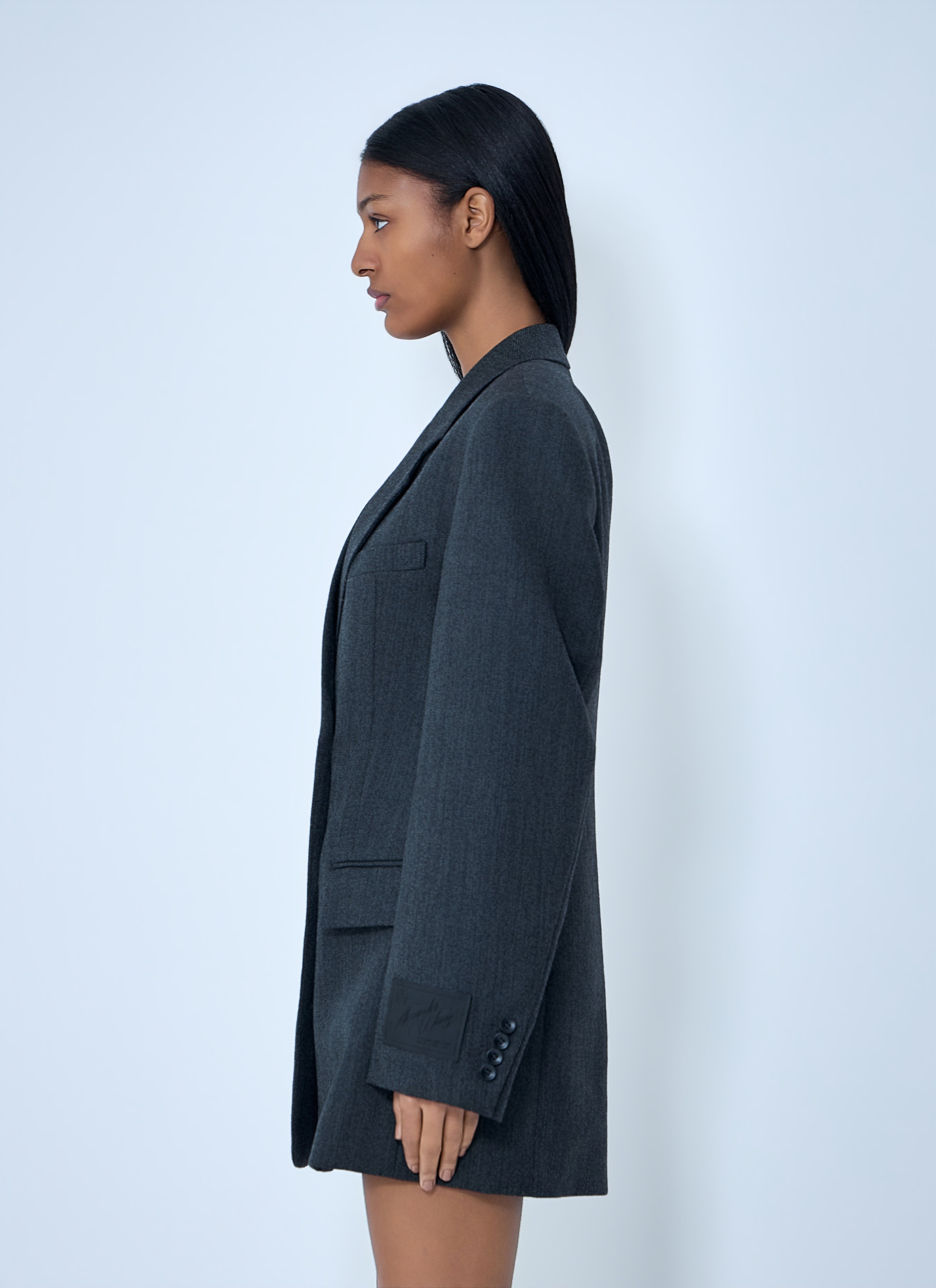 Tailored Wool Blazer Dress