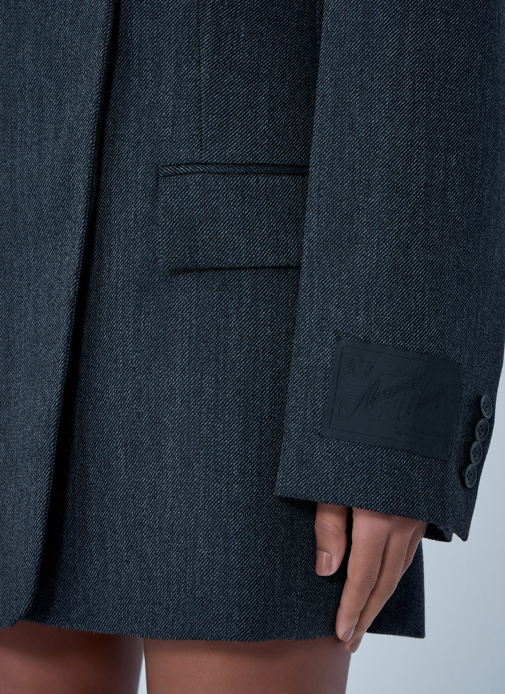 Tailored Wool Blazer Dress