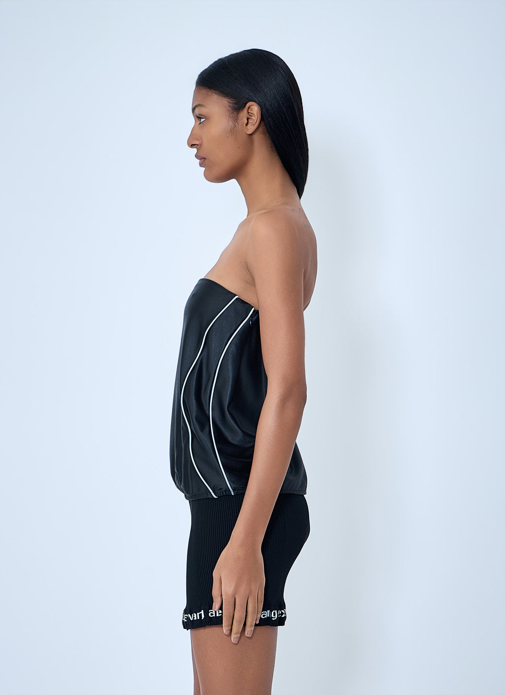 Strapless Satin Top