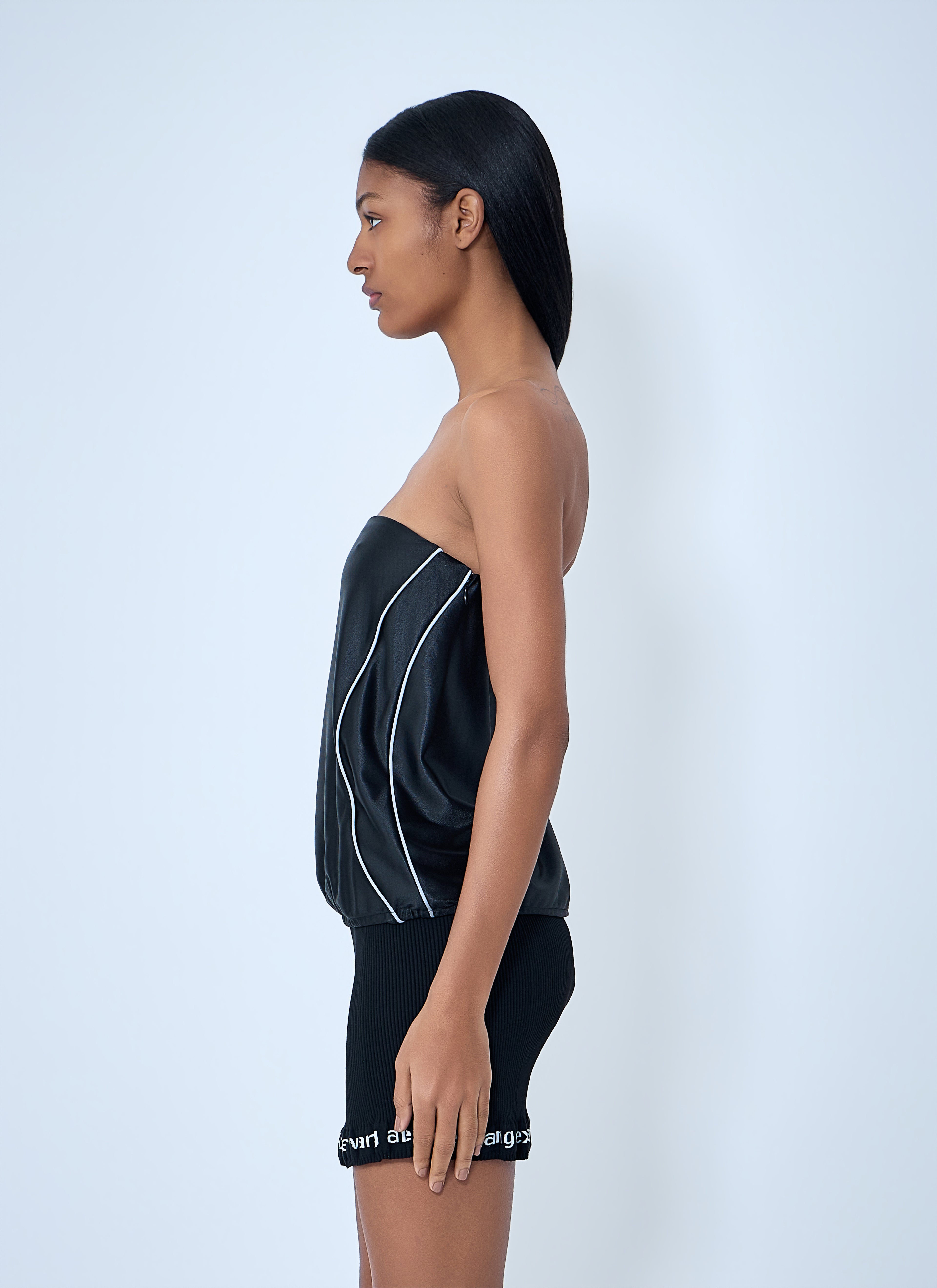 Strapless Satin Top