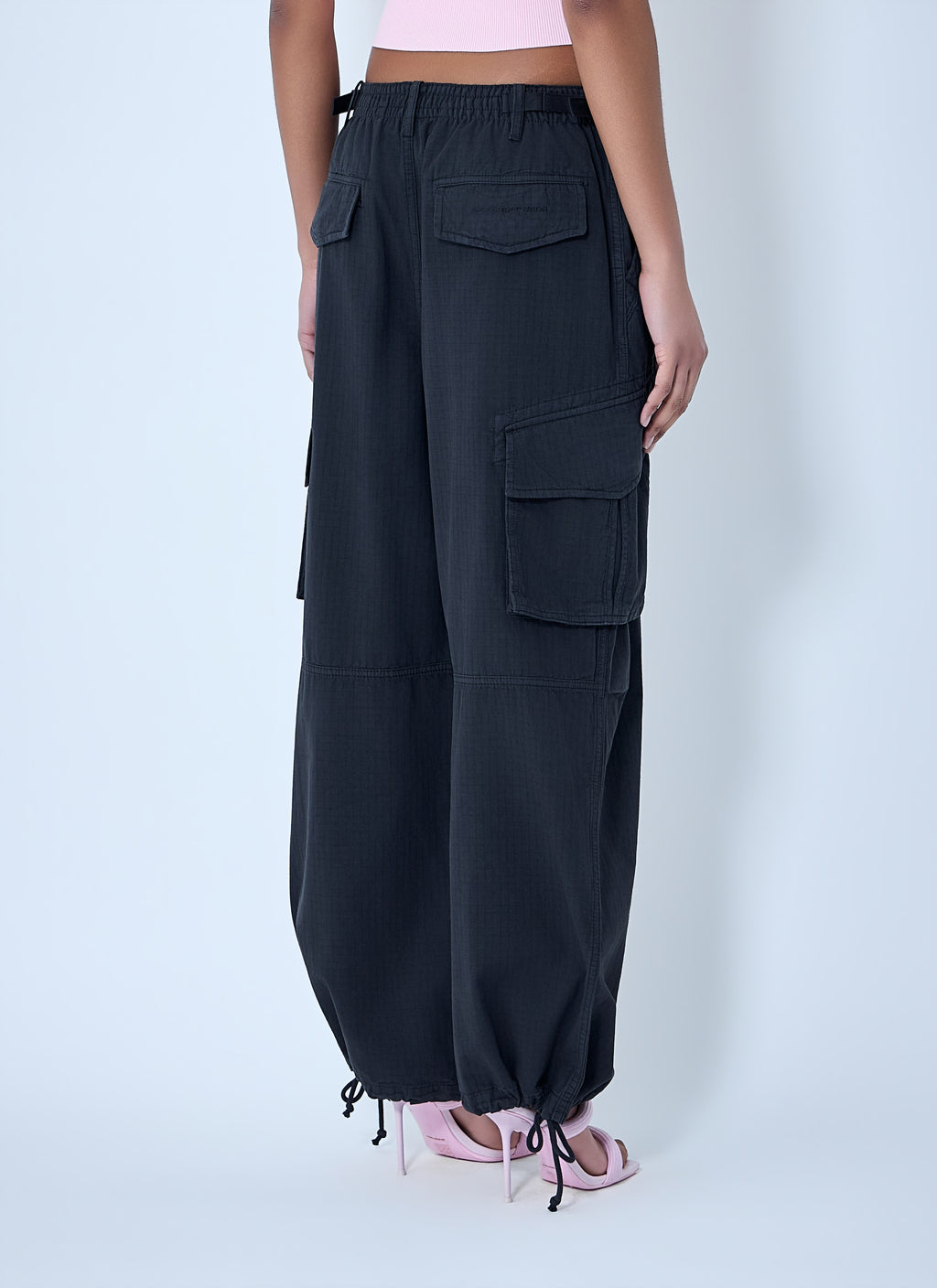 Drawstring Cargo Trousers