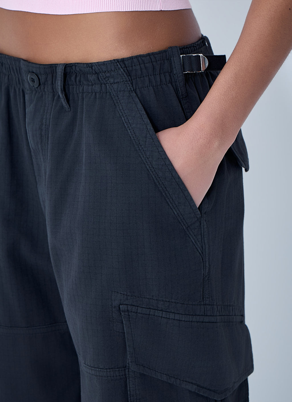 Drawstring Cargo Trousers