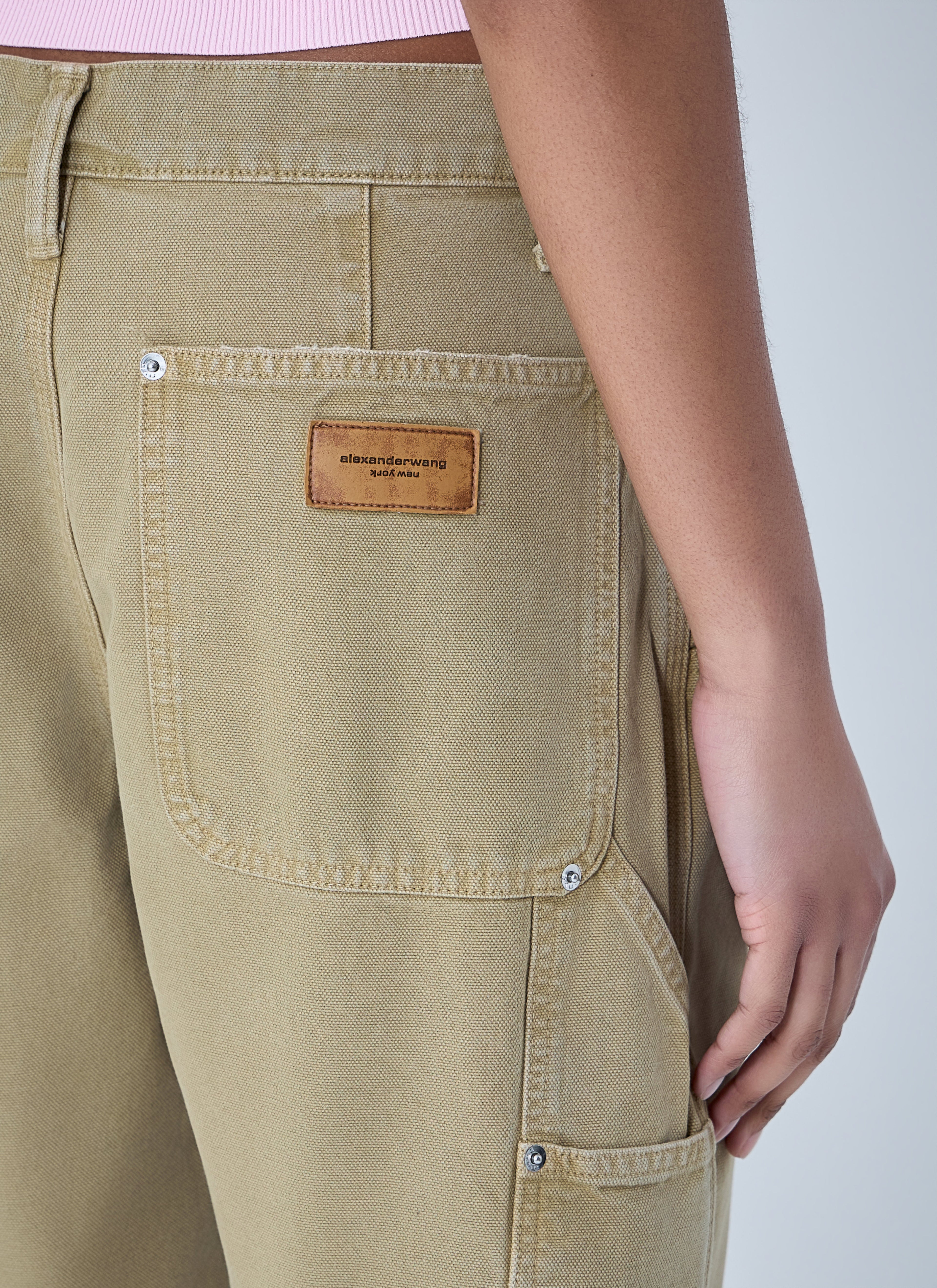 Frayed Hem Denim Shorts