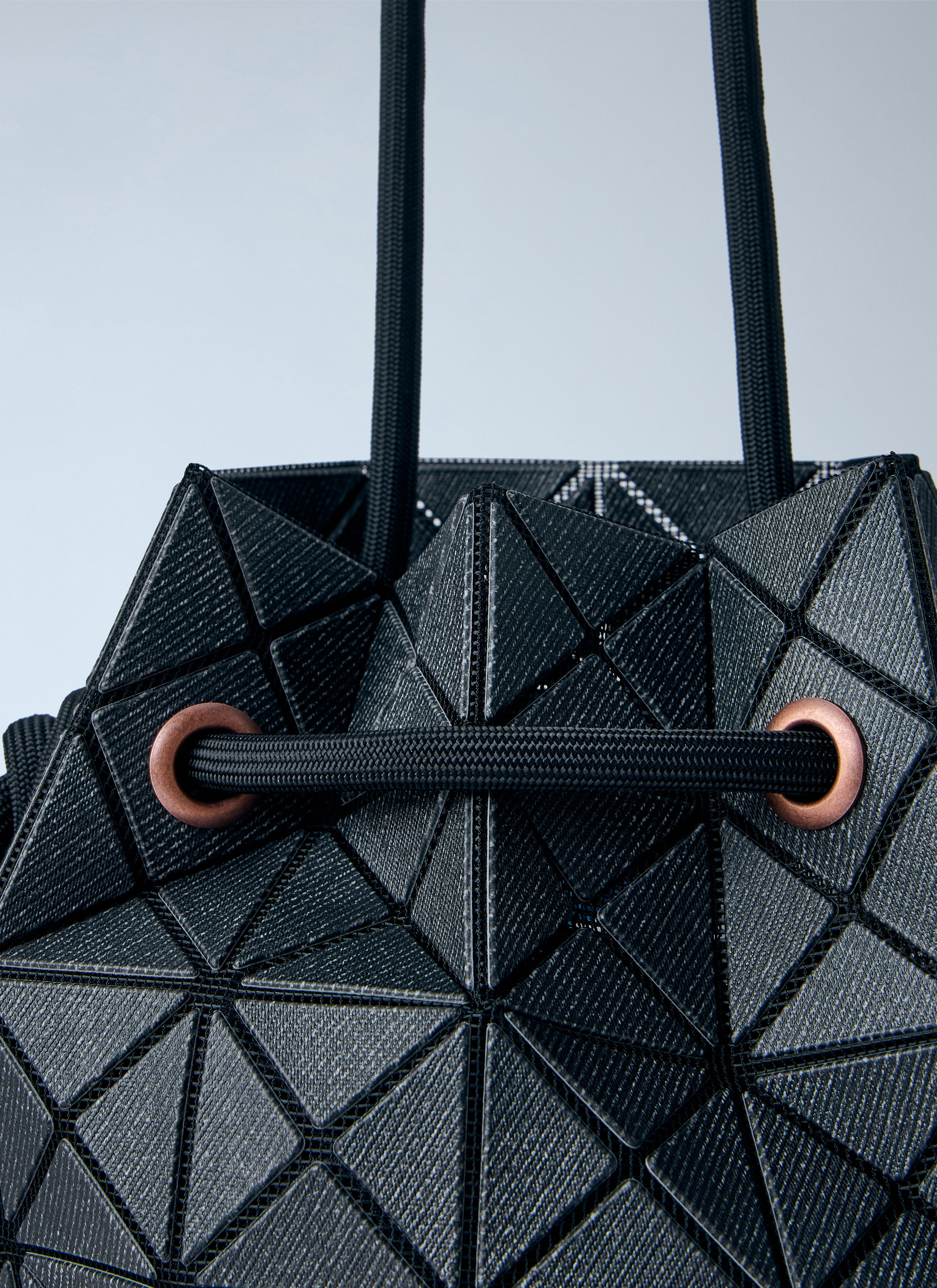 Wring Denim Drawstring Bag