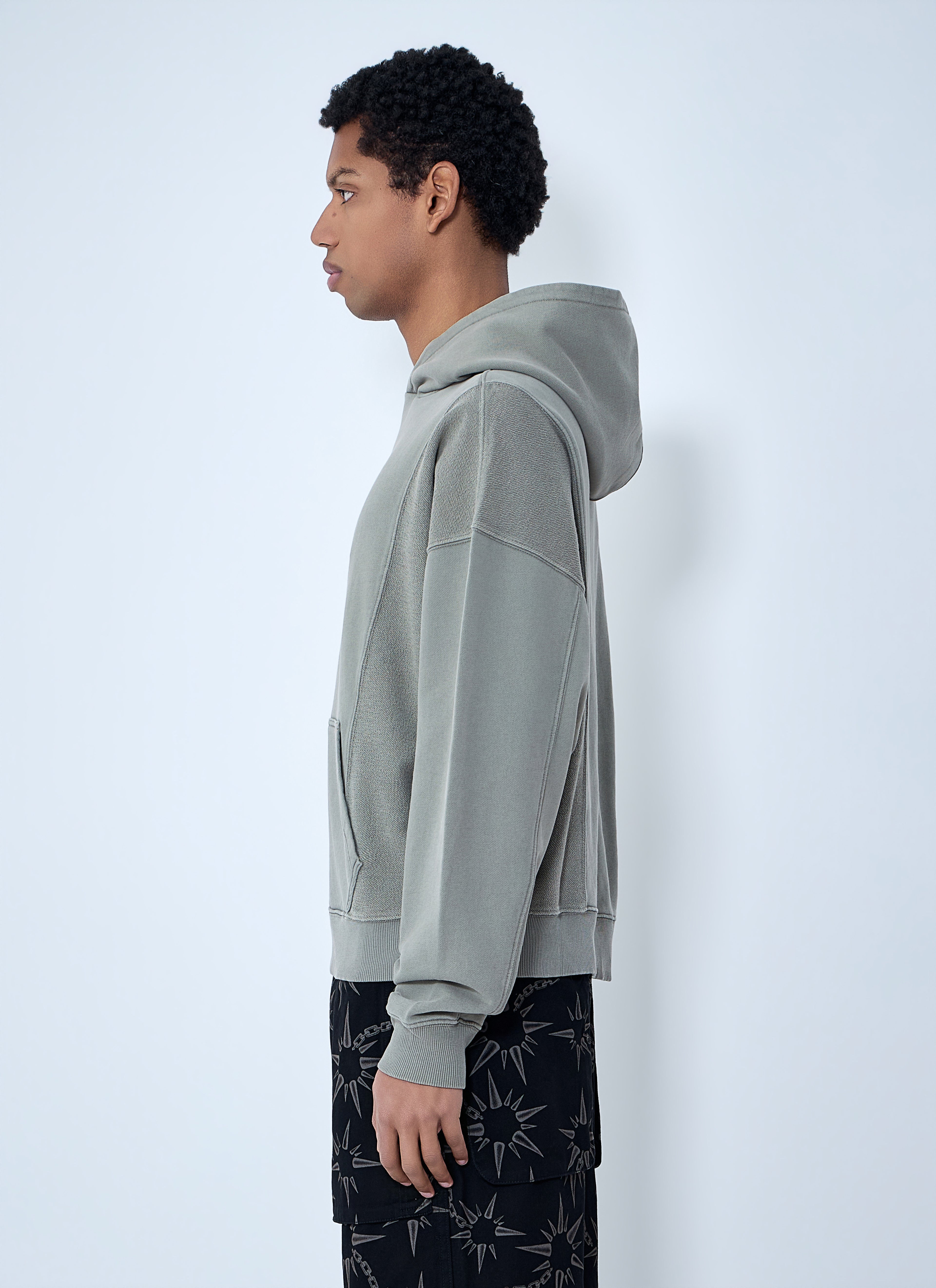 Graphic Motif Hooded Sweatshirt