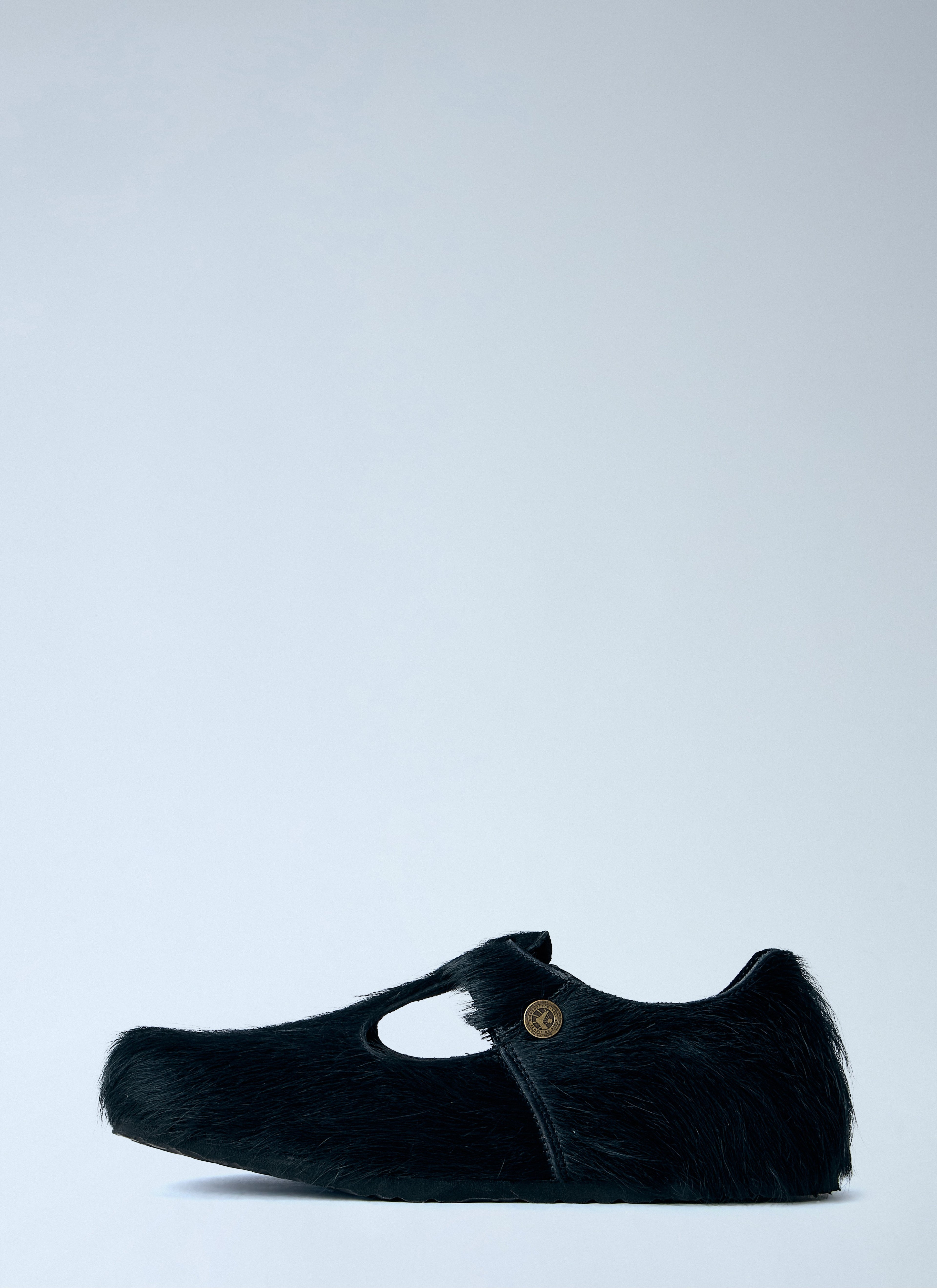 Paris The Rebel Fur Slip Ons