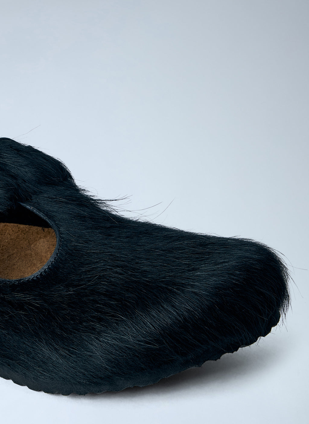 Paris The Rebel Fur Slip Ons