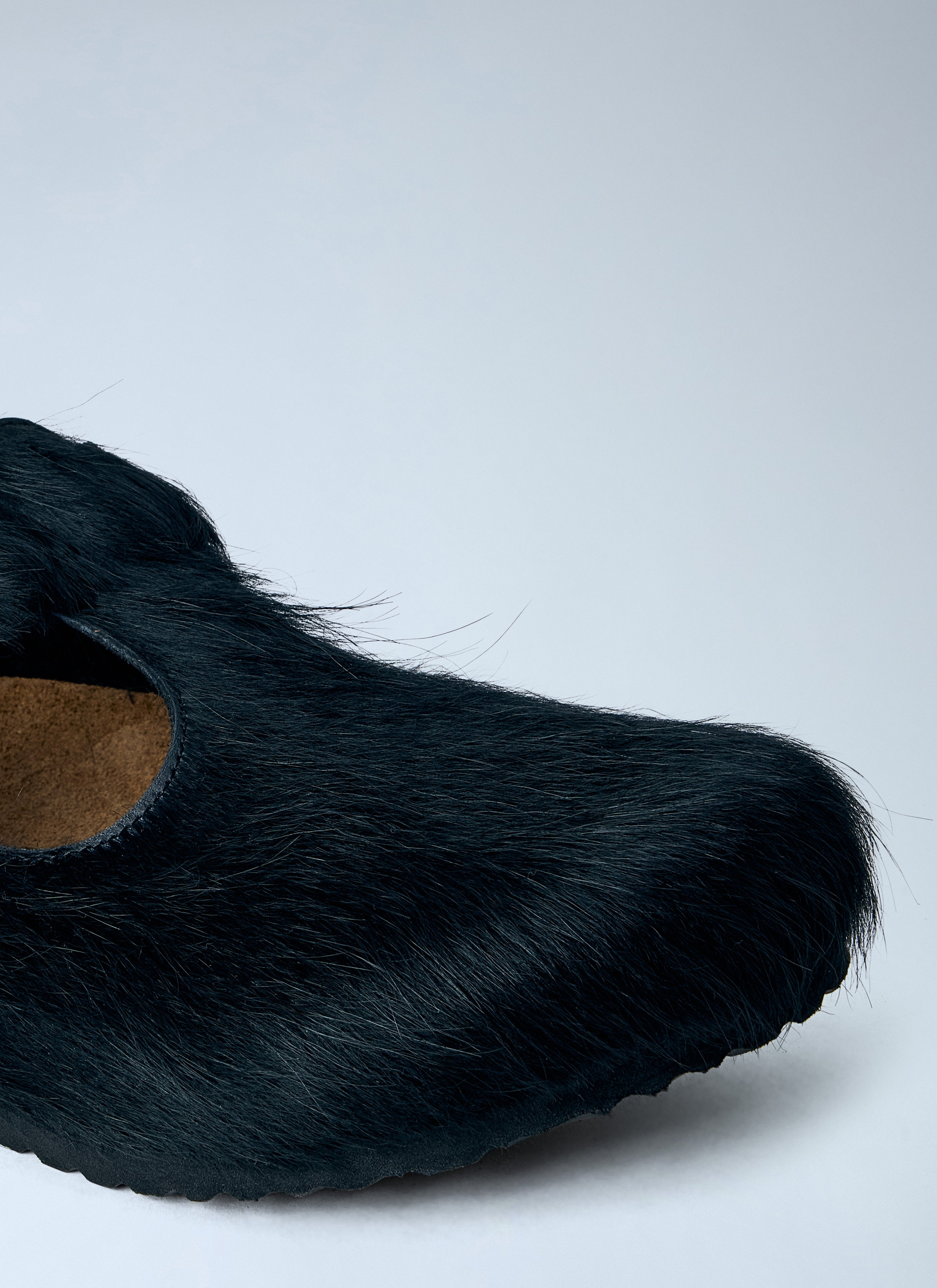 Paris The Rebel Fur Slip Ons