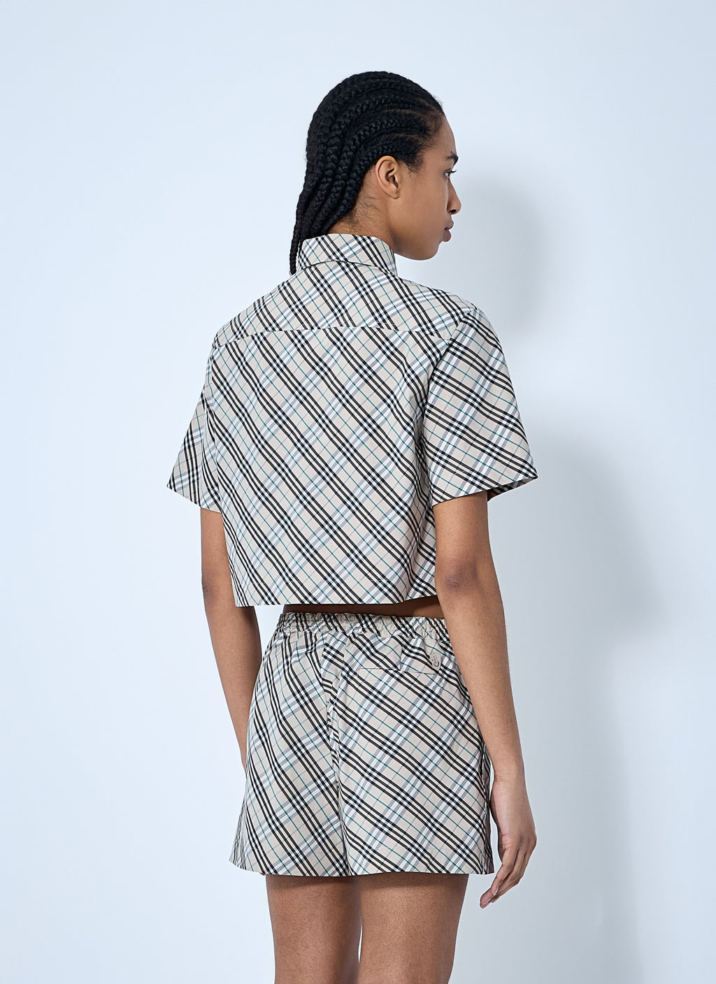 Crop Check Shirt