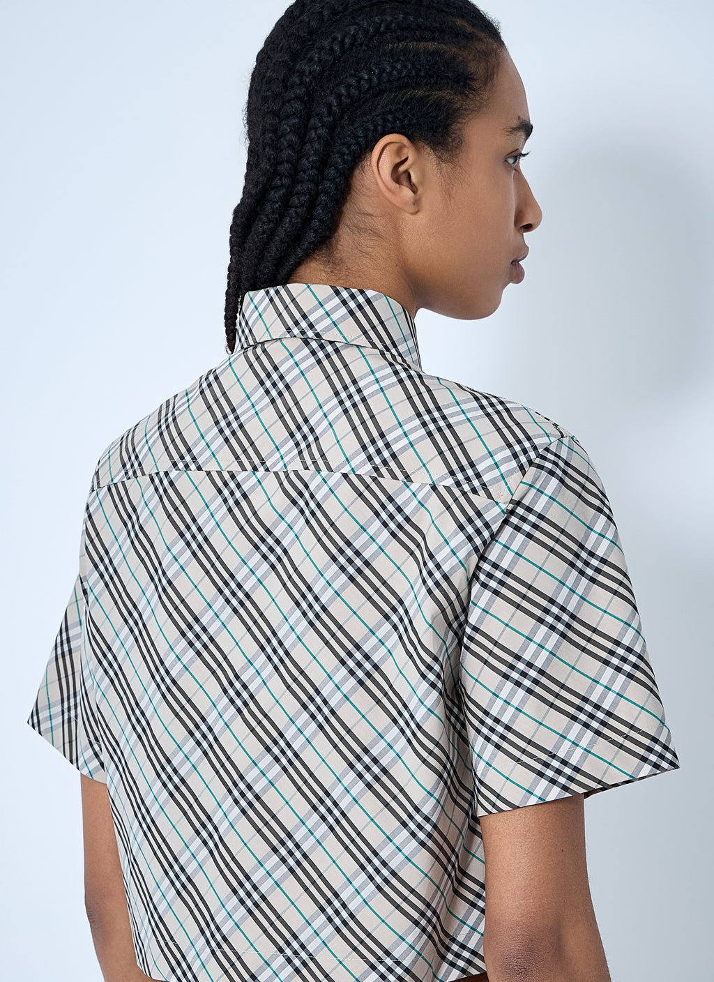 Crop Check Shirt
