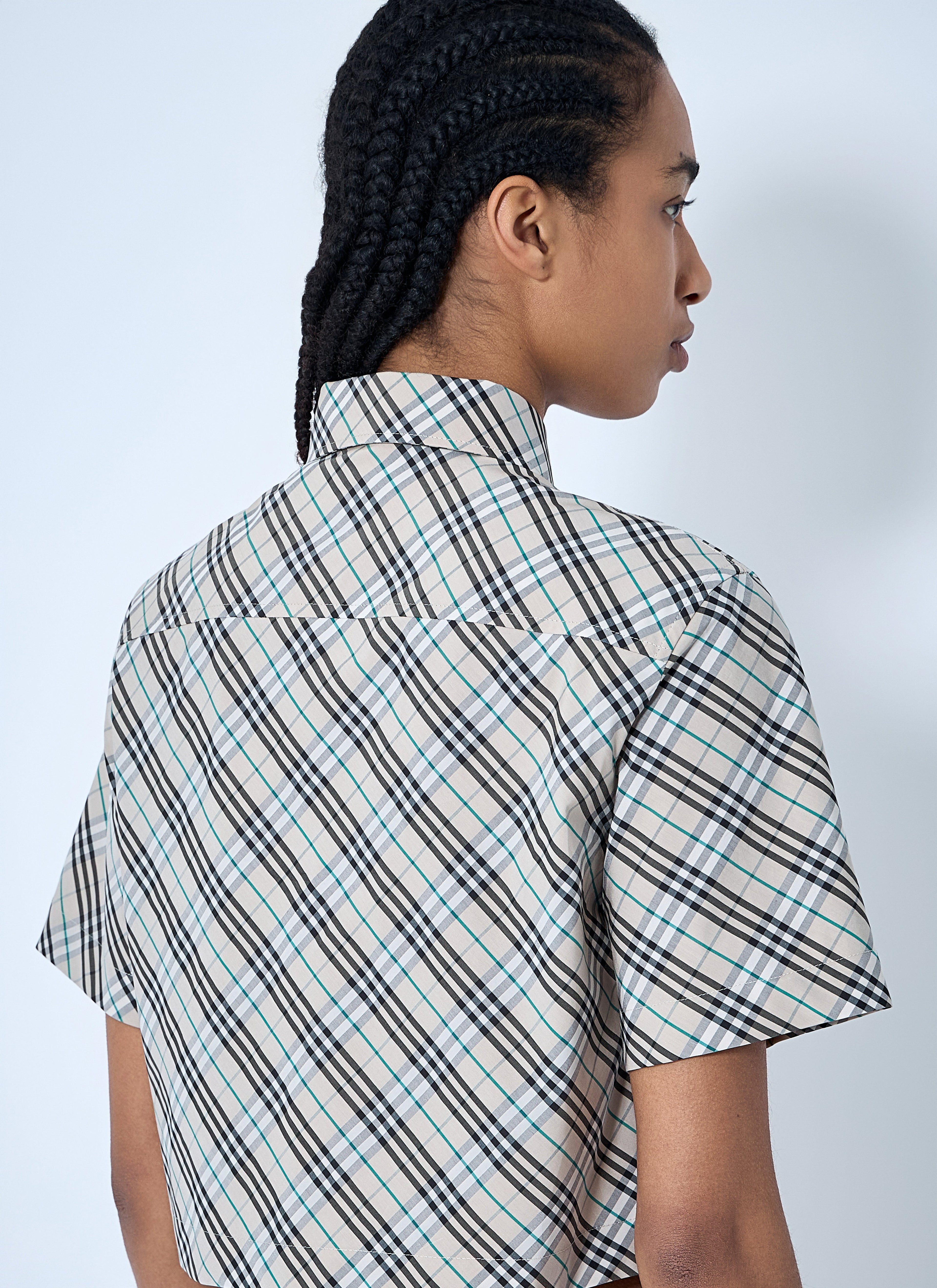 Crop Check Shirt
