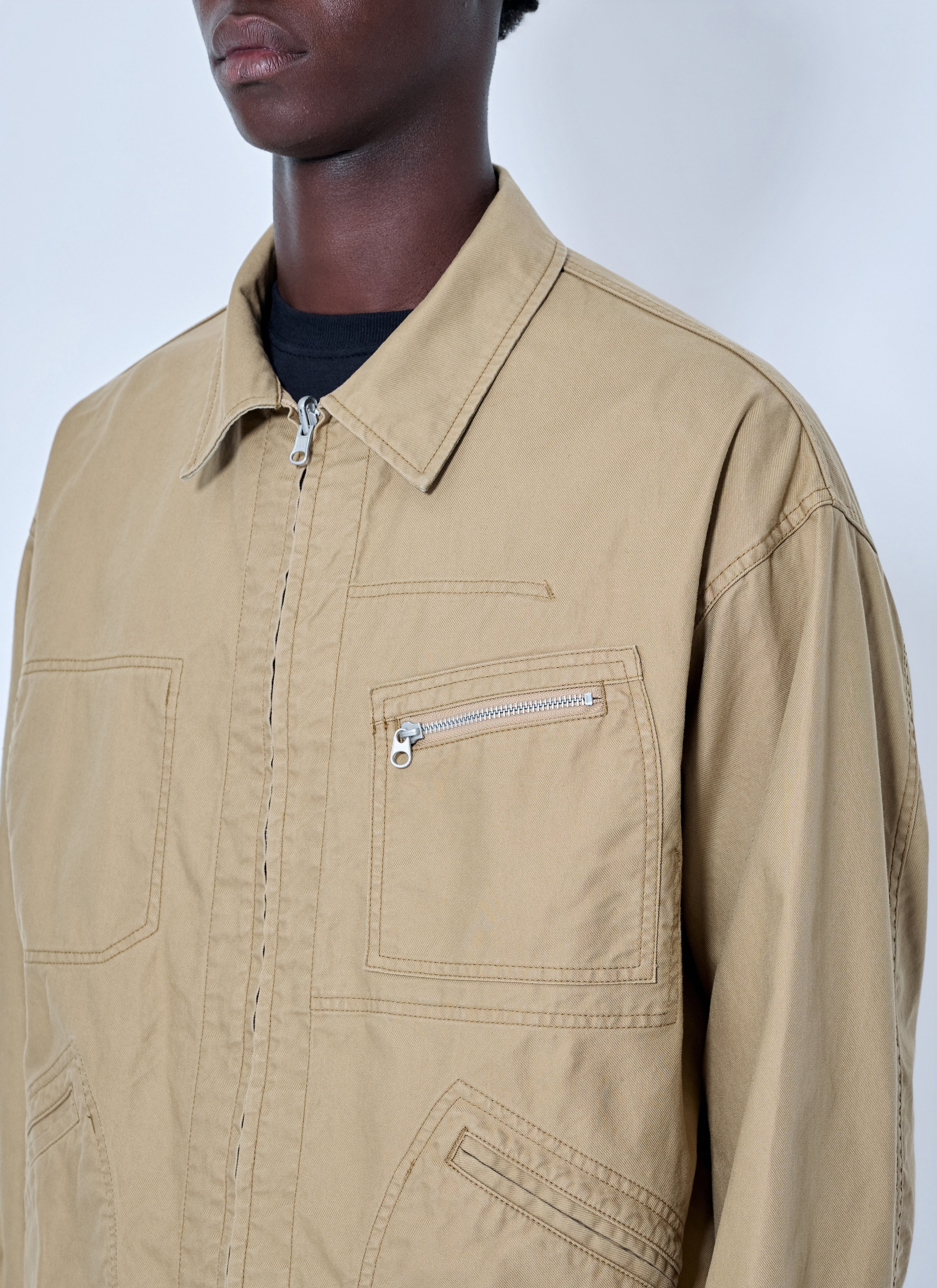 Zip-Front Utility Jacket