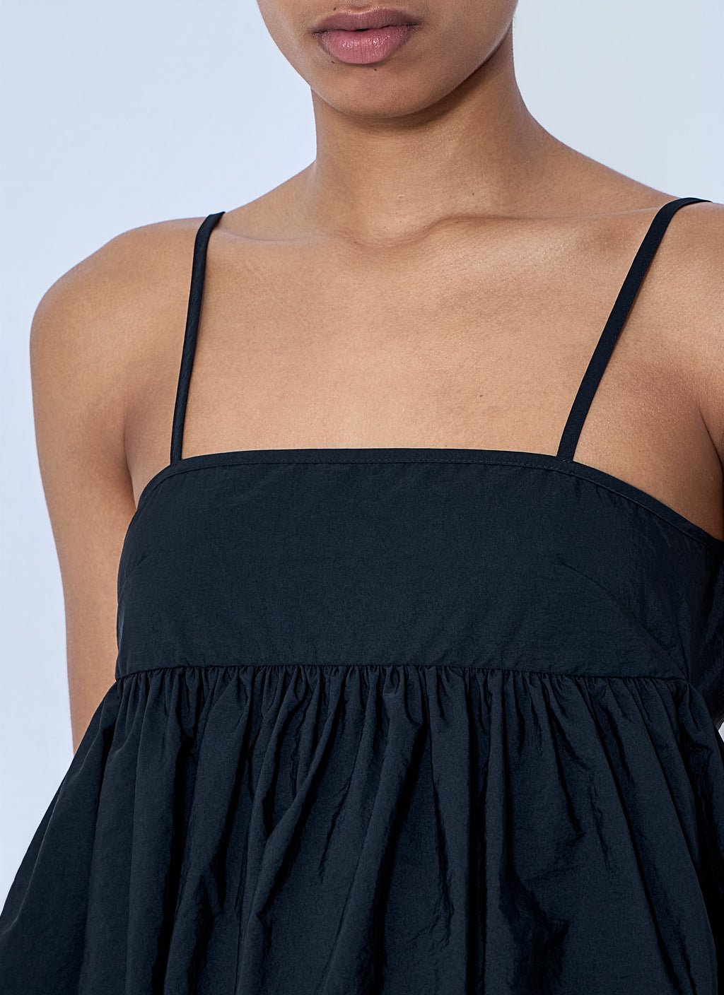 CBselena Embroidered Taffeta Top