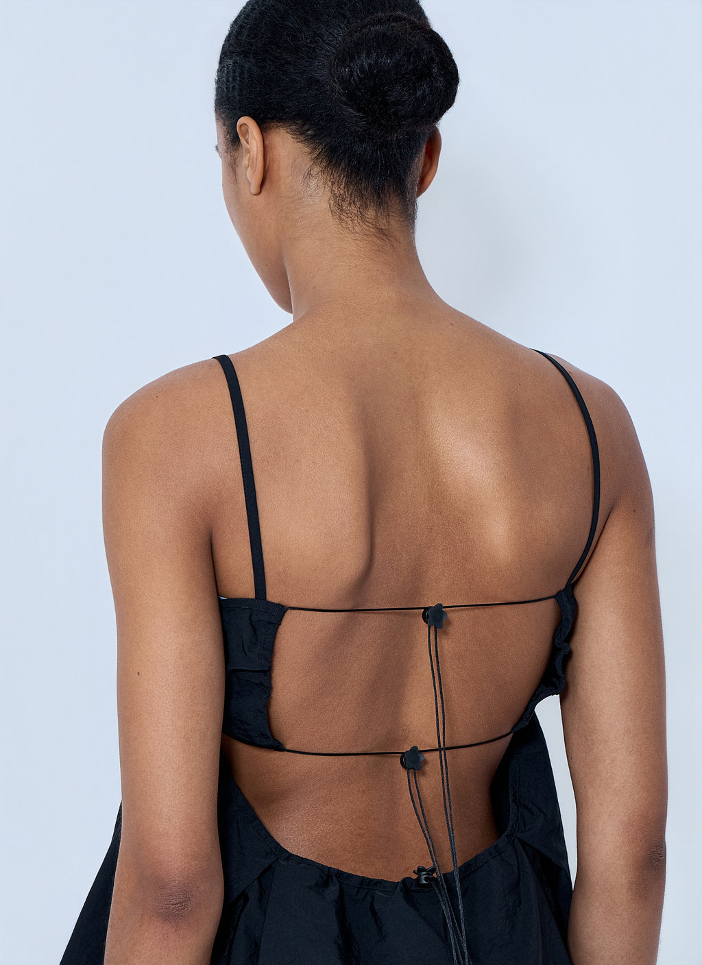 CBselena Embroidered Taffeta Top