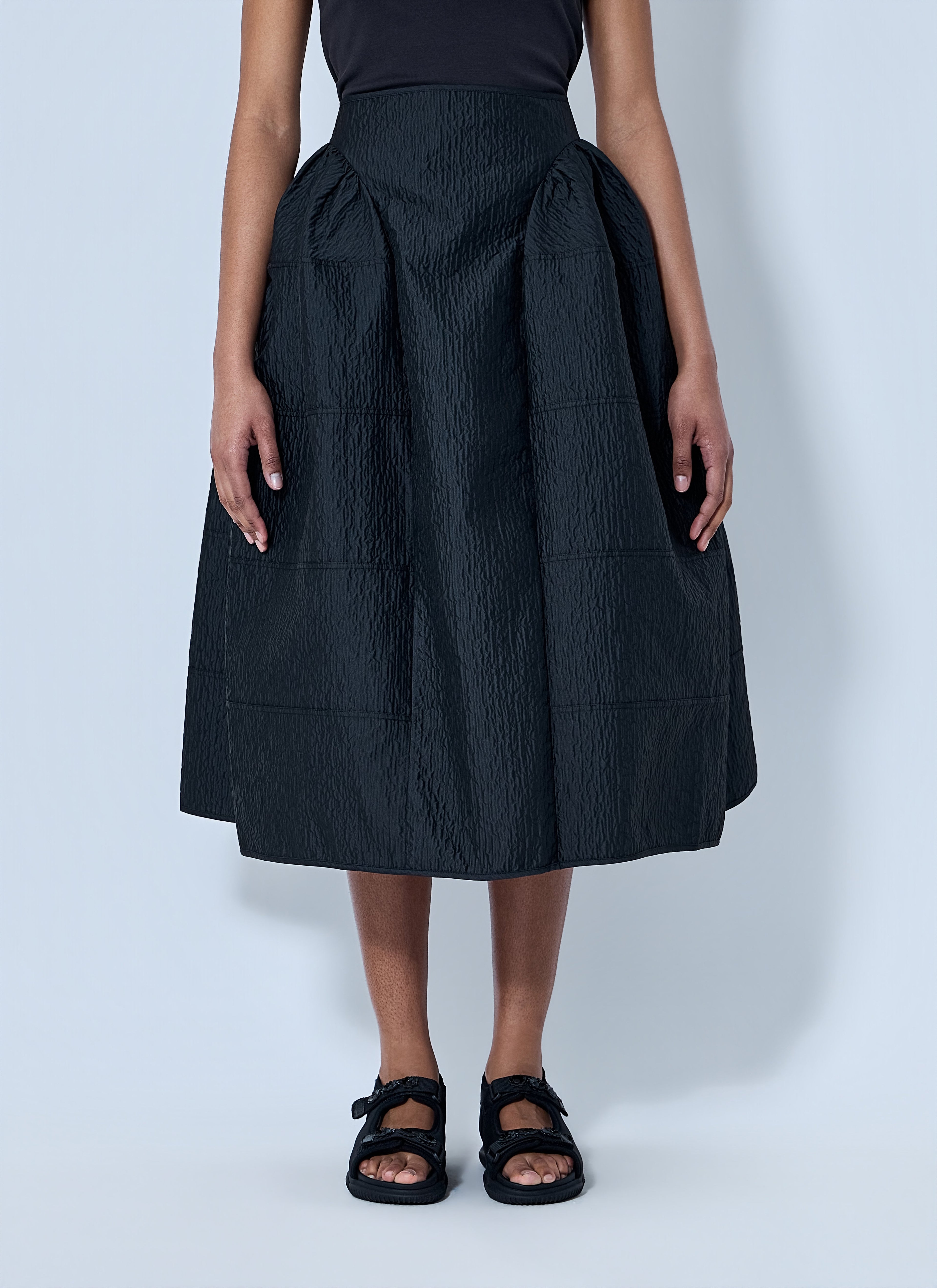 CBdaphne Skirt Stria Matelasse