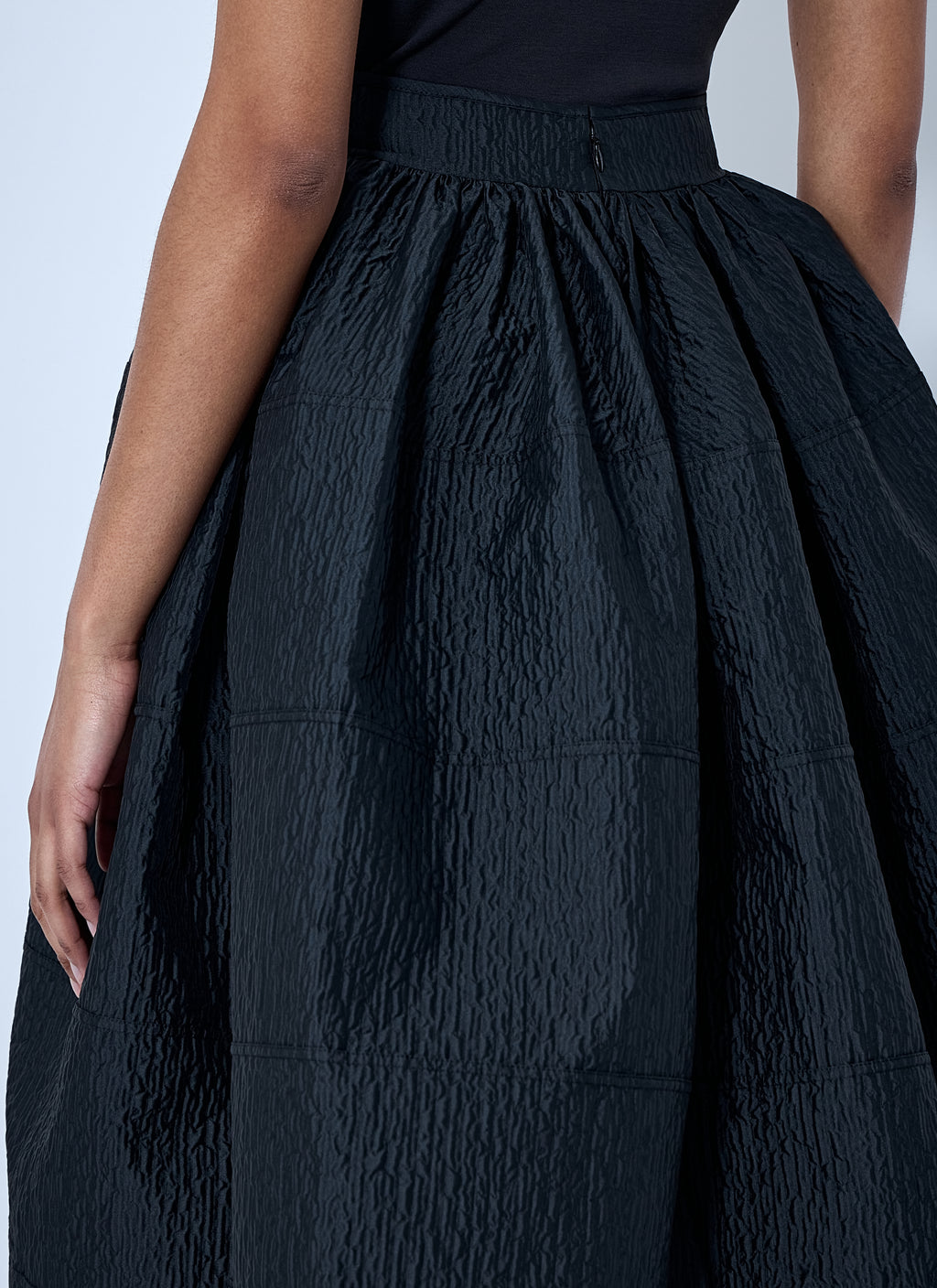 CBdaphne Skirt Stria Matelasse