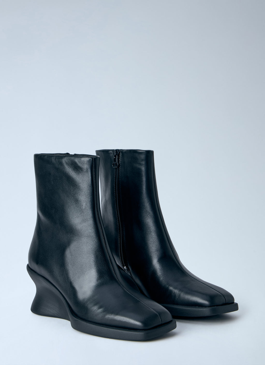 Louise Wedge-Heel Ankle Boots