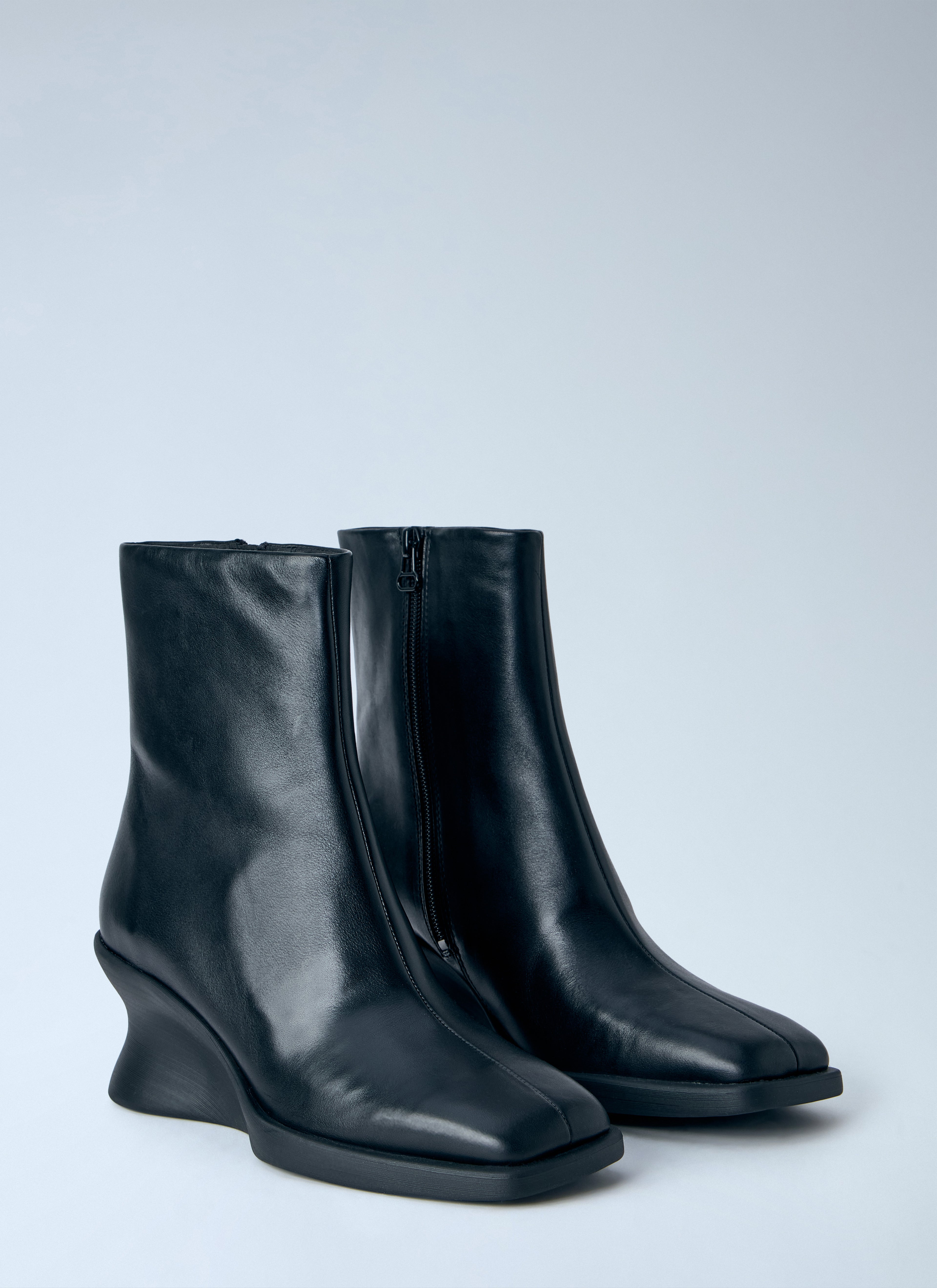 Louise Wedge-Heel Ankle Boots