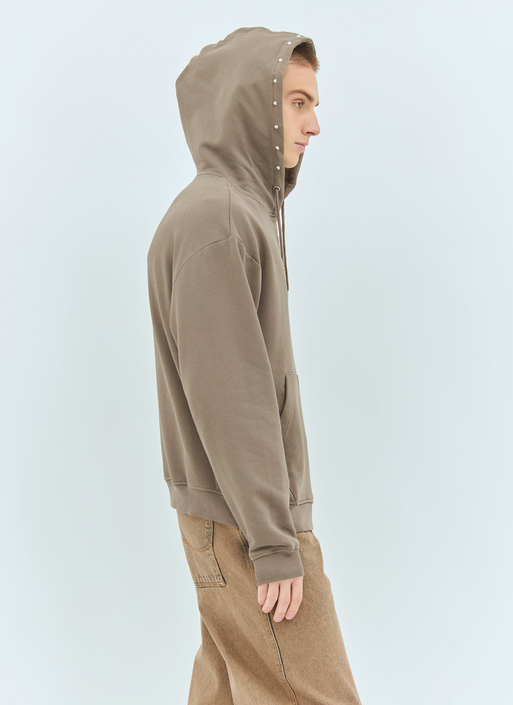 Cursive French Hooded Sweatshirt
