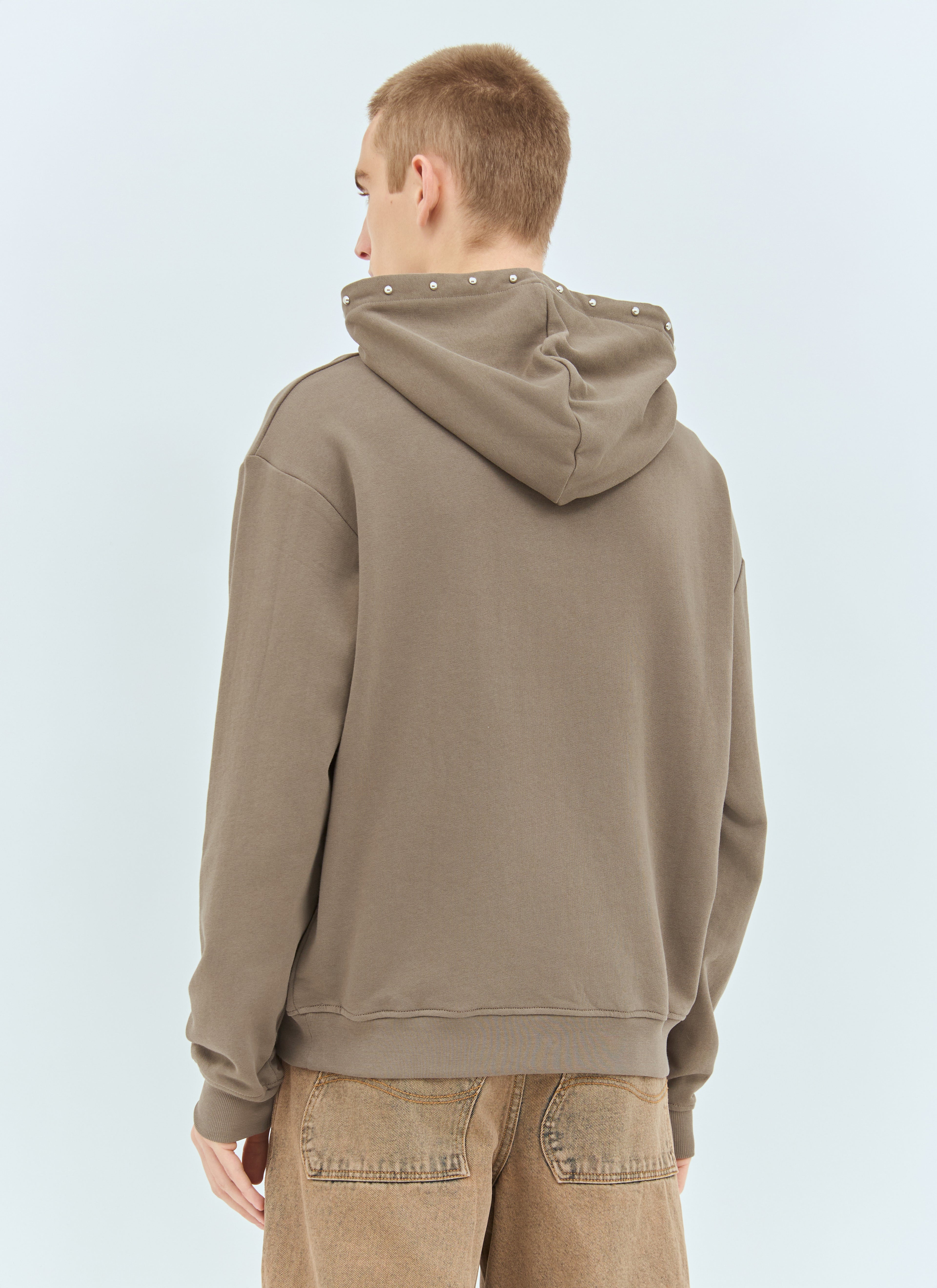 Cursive French Hooded Sweatshirt