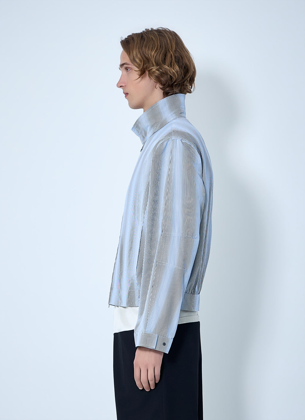 Striped Zip-Up Jacket