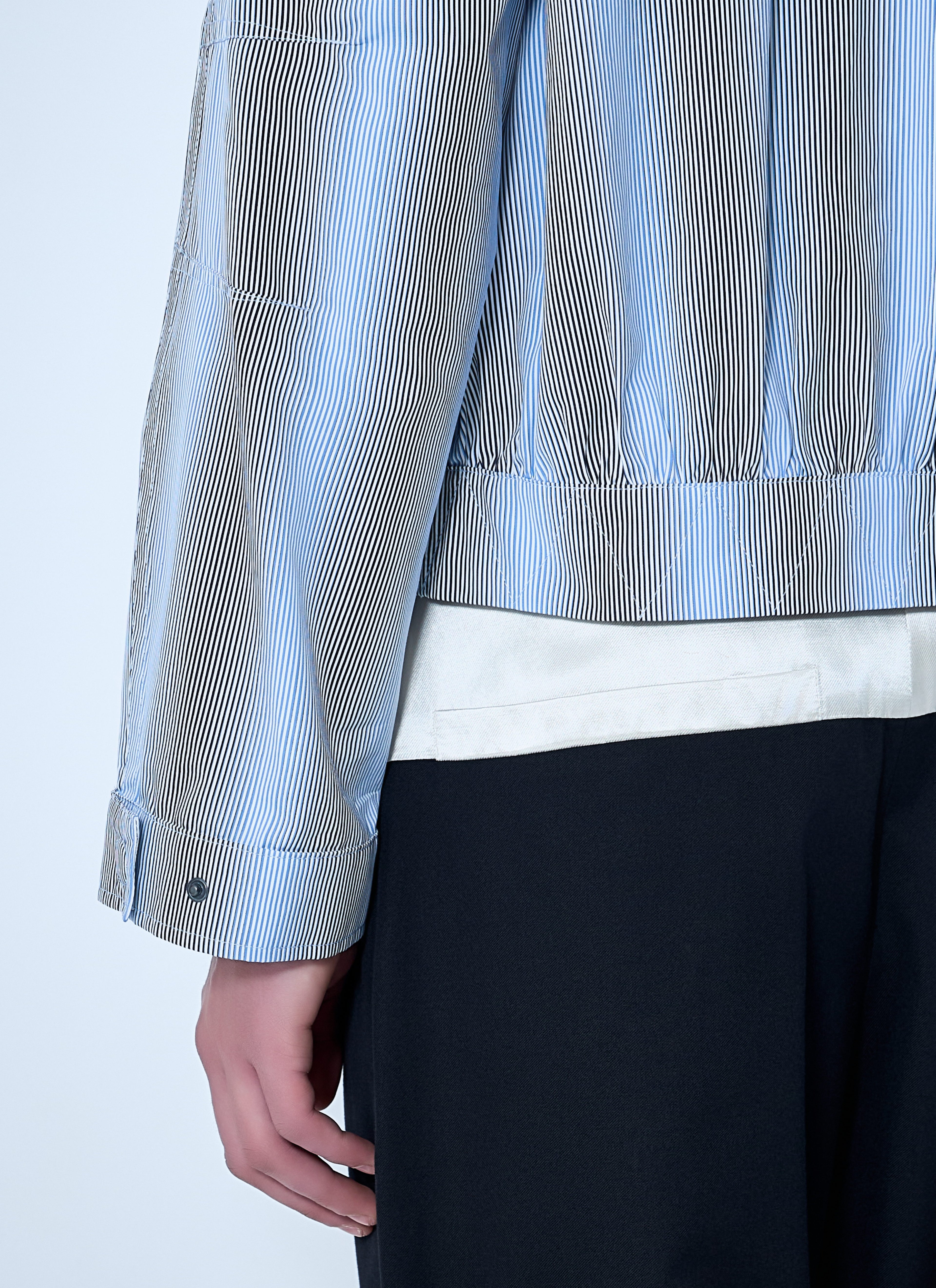 Striped Zip-Up Jacket